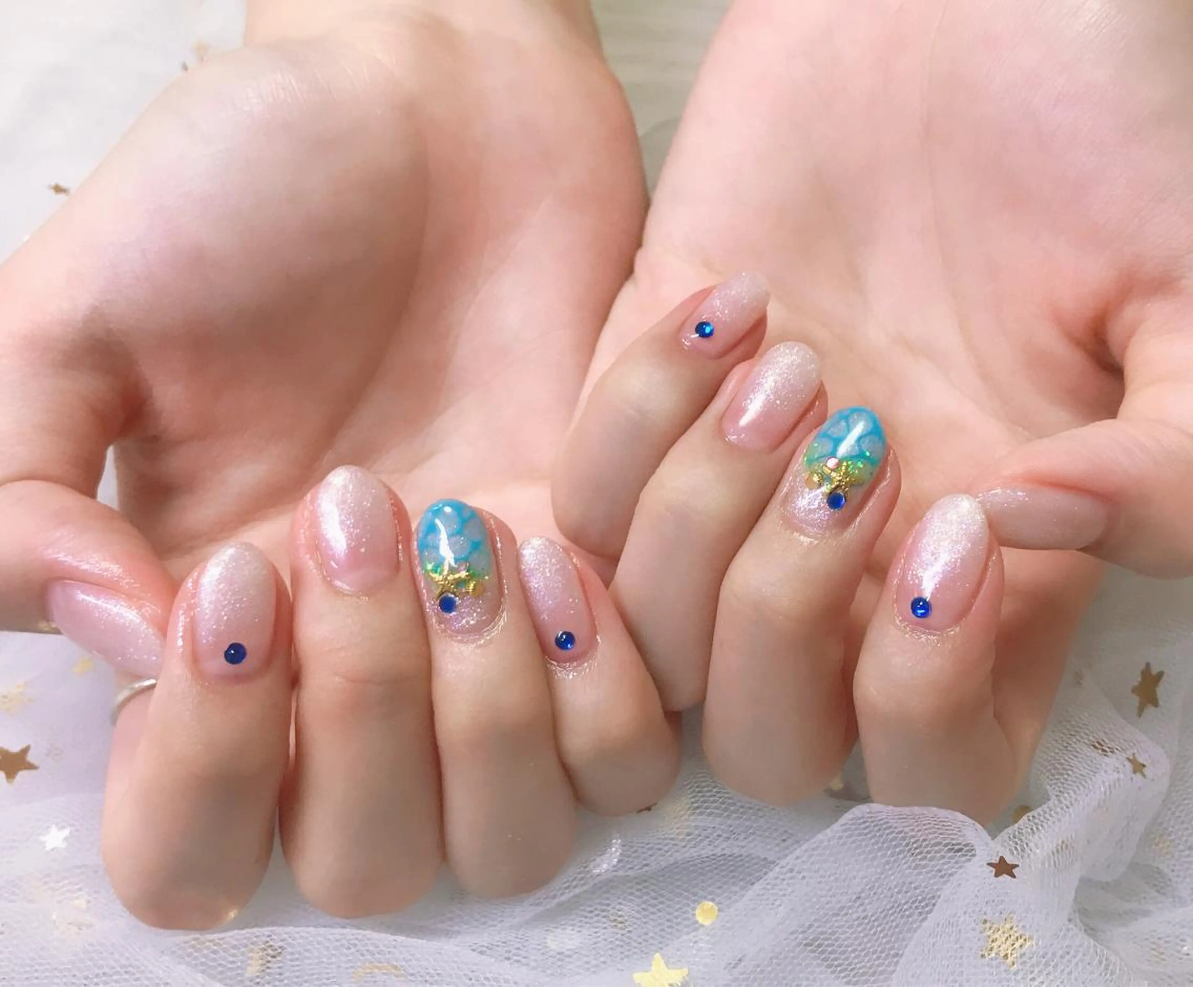 カラー ネイル Q Free nailsのネイルデザイン