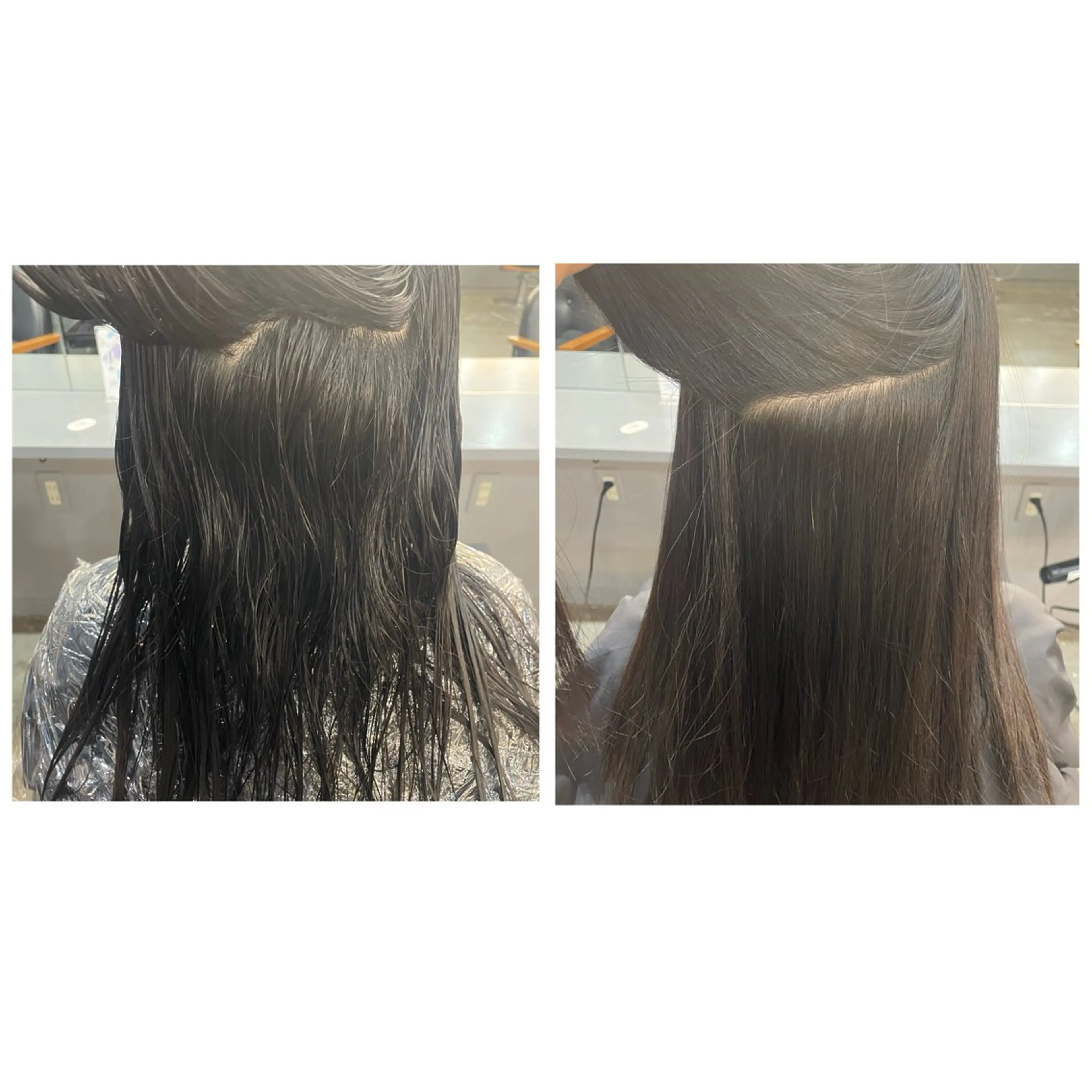 カット 縮毛矯正 ☁️透明感カラー☁️ エリカワ ノア☁️のヘアスタイル