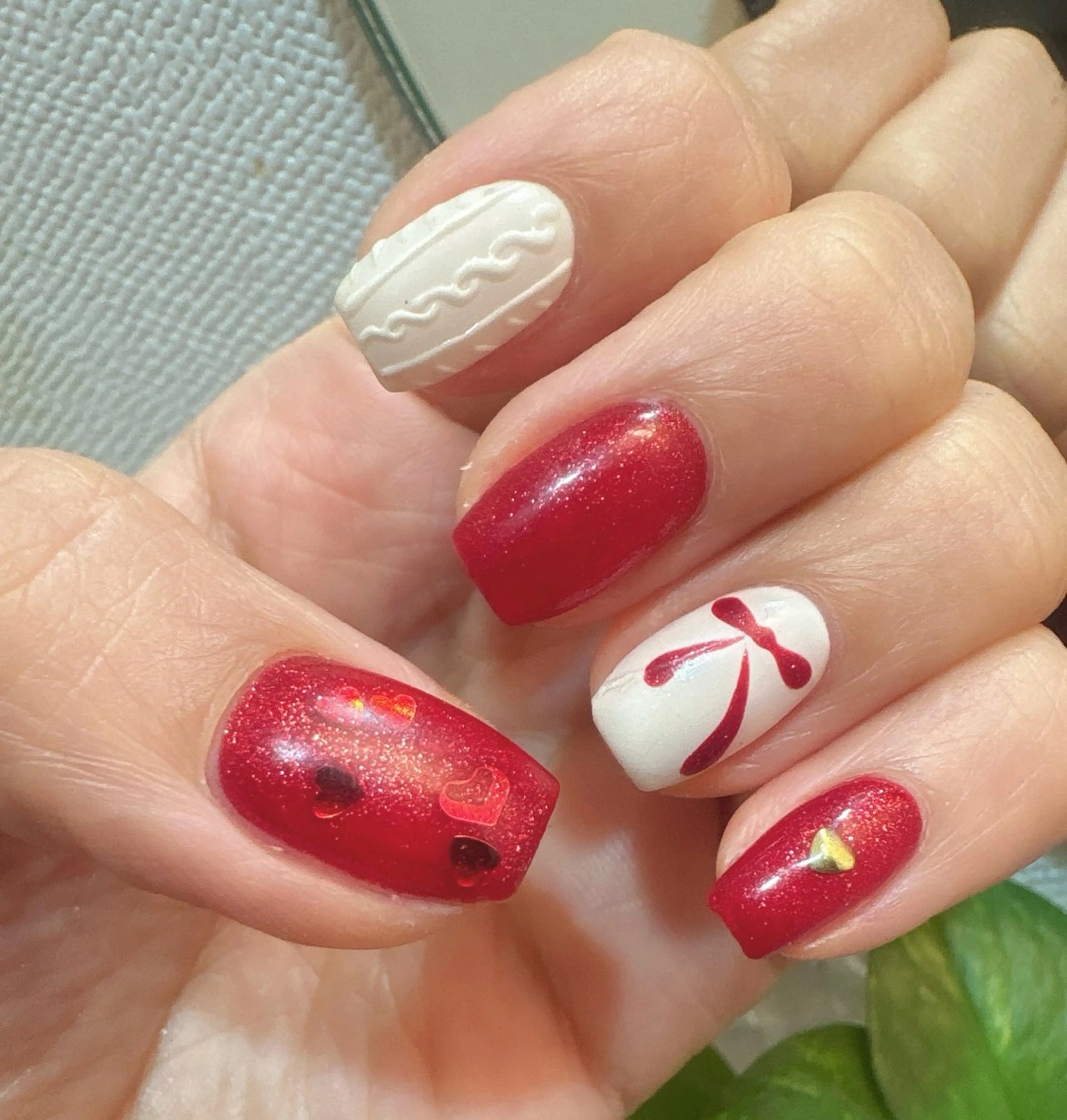 ネイル バレンタイン ハンドネイル Fukuda シュウのネイルデザイン