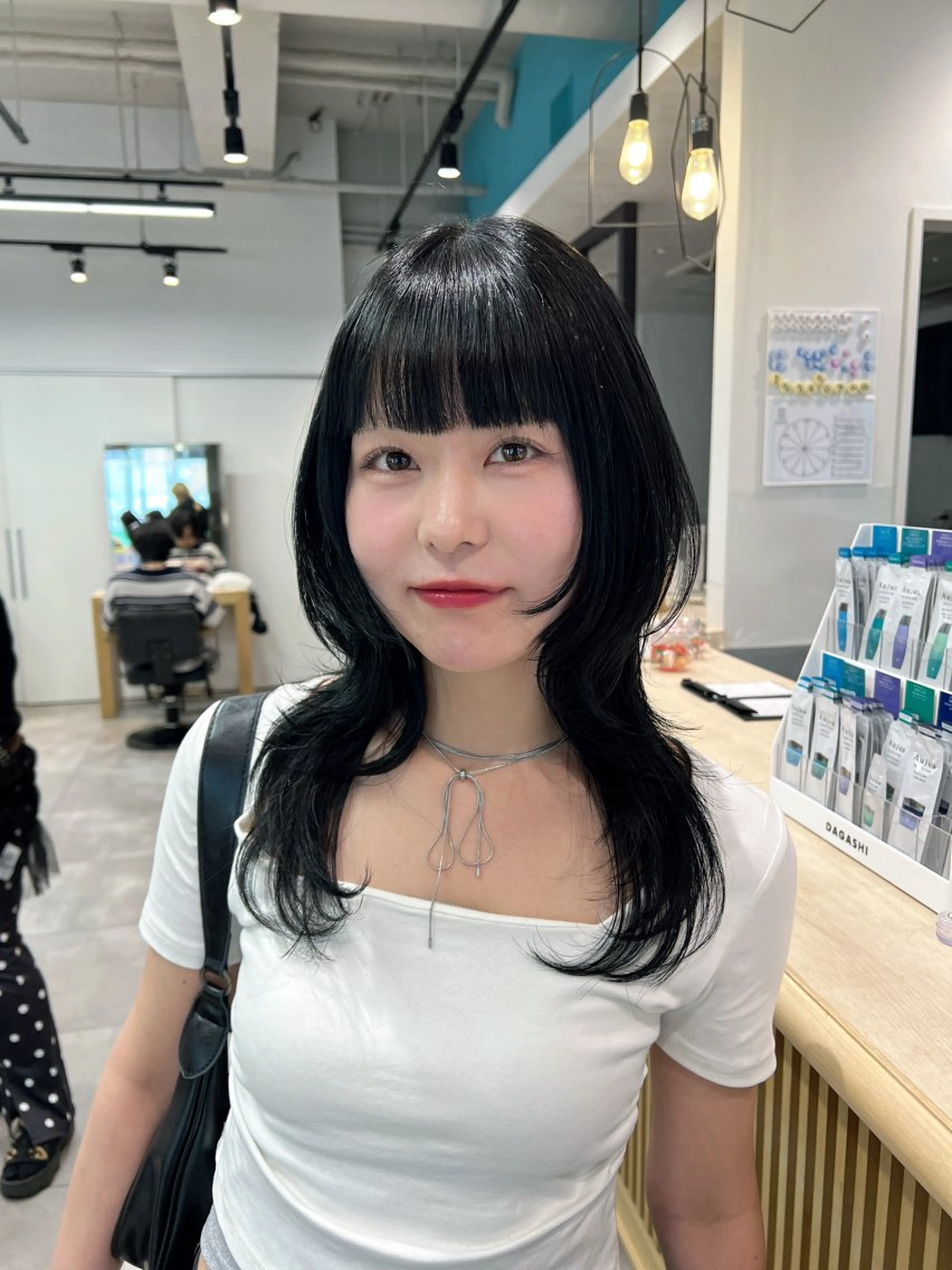 セミロング カット 🌞レイヤー×カラー 前川那津美🌞のヘアスタイル