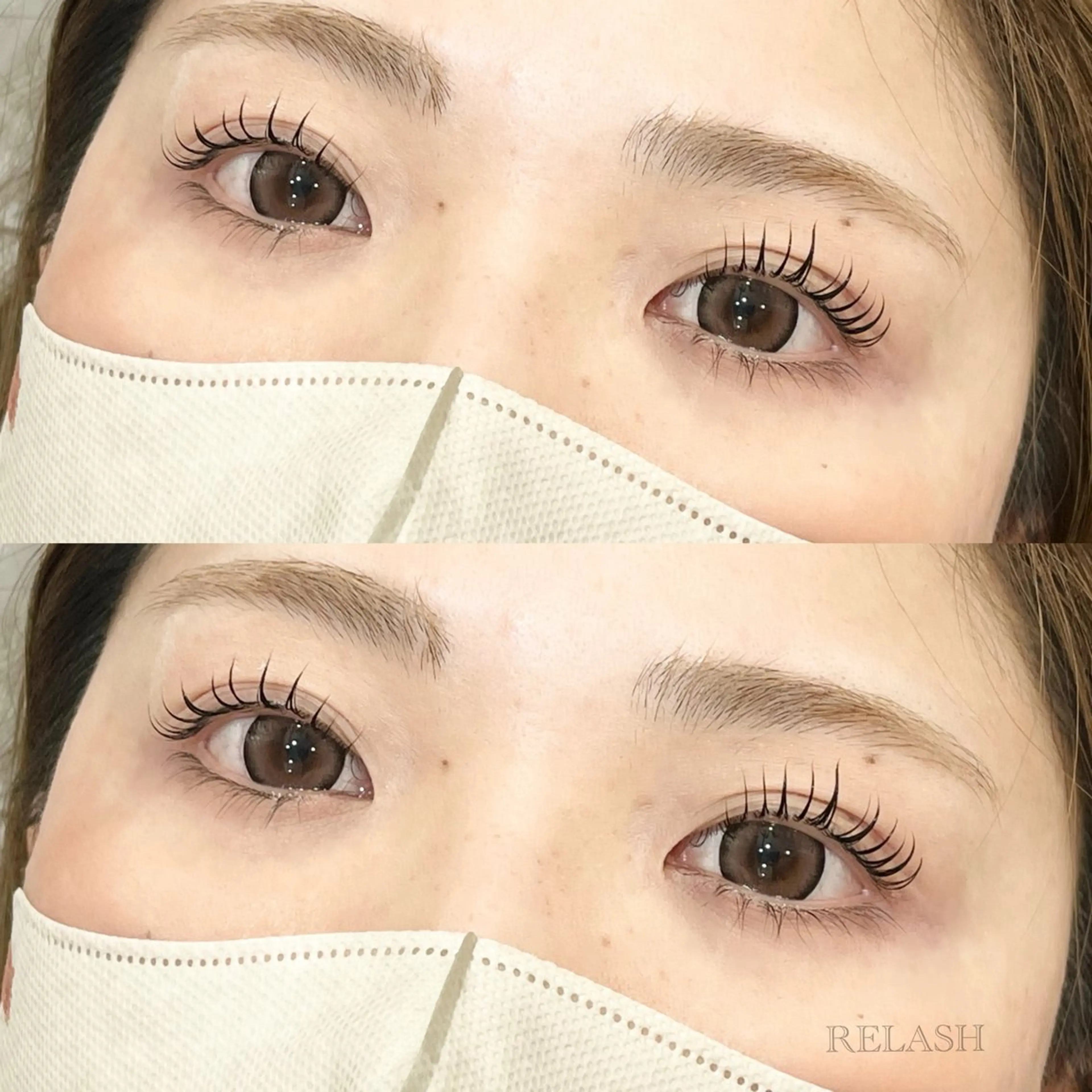 マツエク・マツパ 一重×まつ毛パーマ 長谷川 結奈のマツエク・マツパデザイン