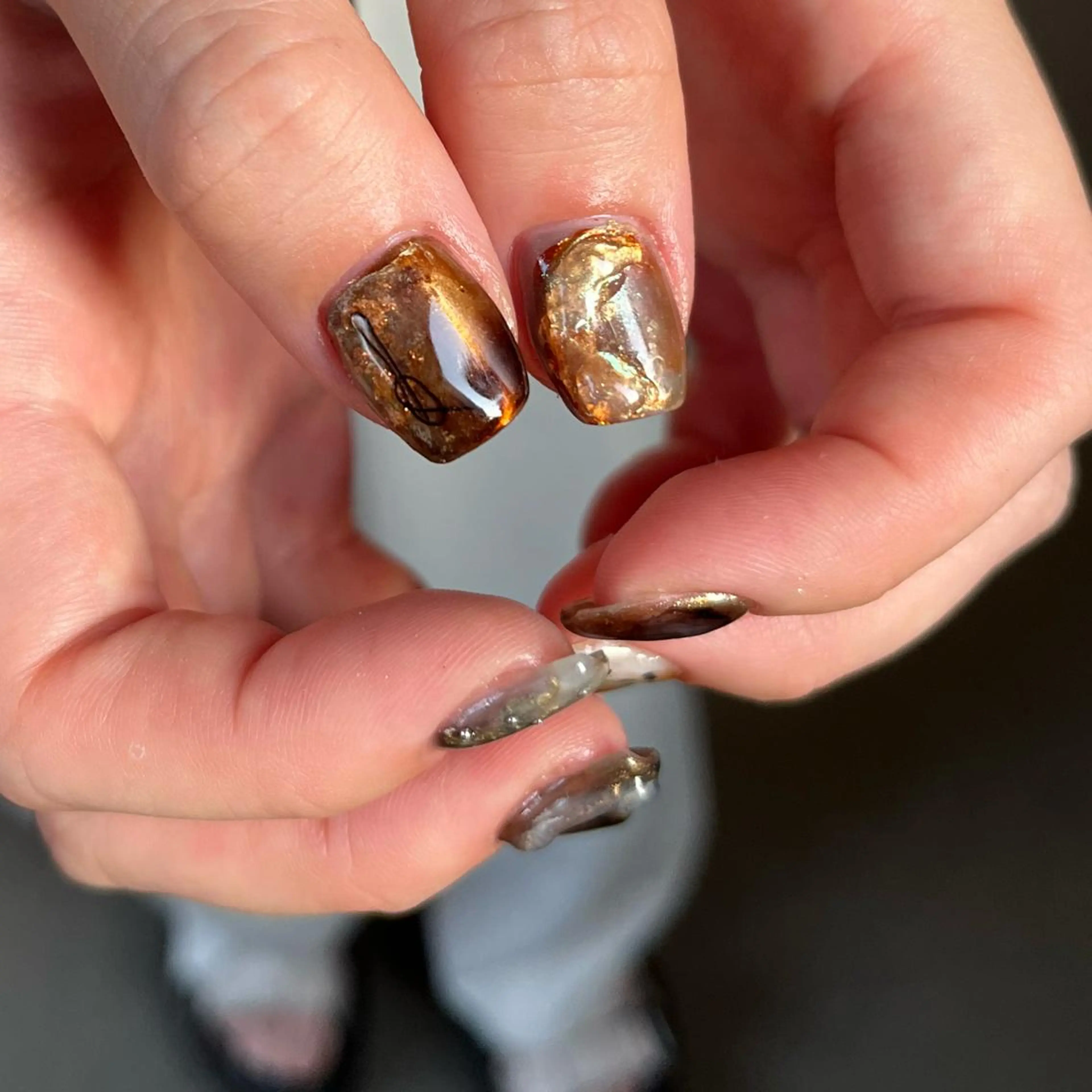 ネイル ニュアンスネイル ハンドネイル nail salon O (en)所属・vegh. nail/阿波座のネイルデザイン