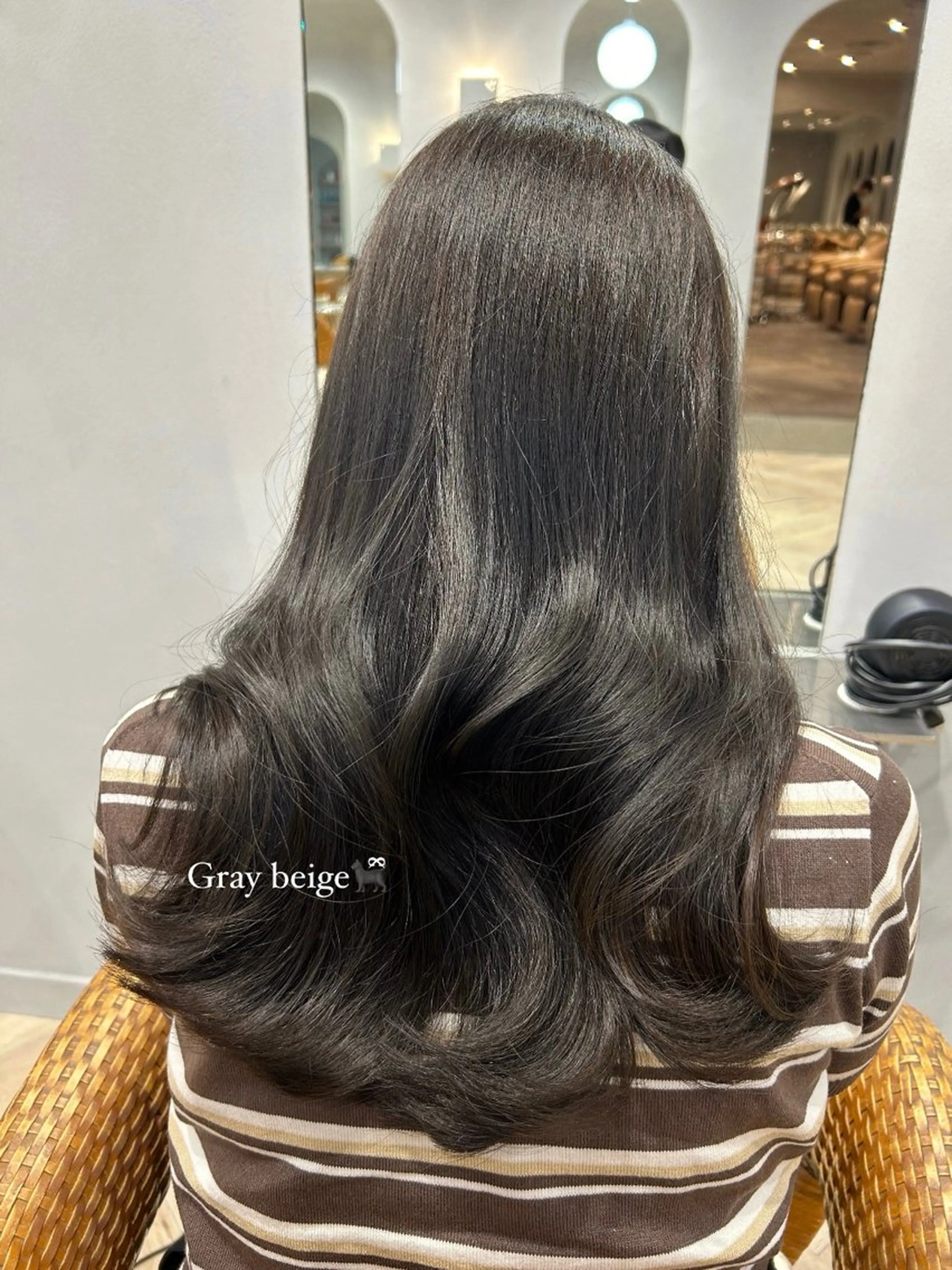 ロング カラー 透明感カラー 柴田 千春のヘアスタイル