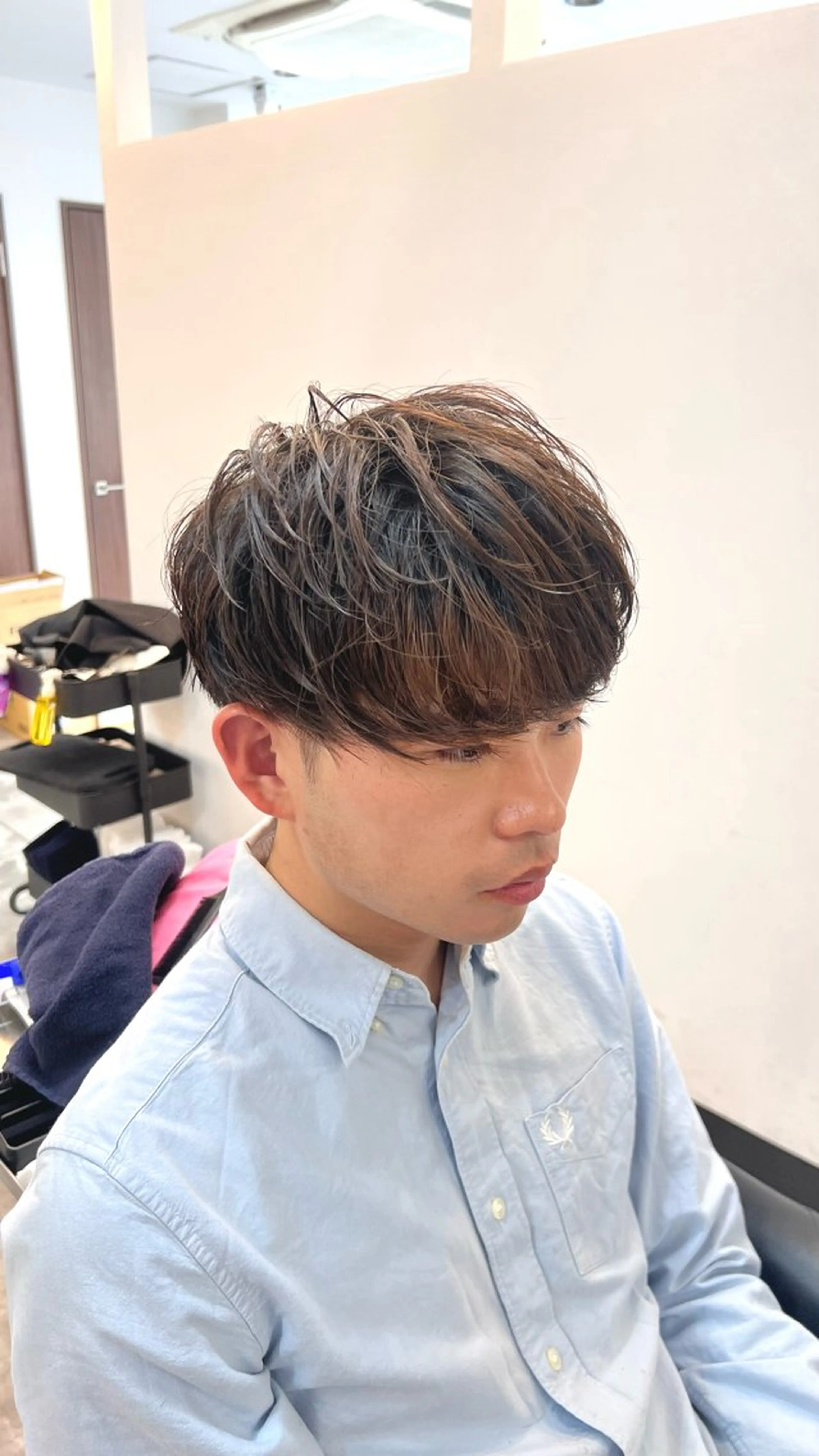 ヘアアレンジ メンズ カット 新宿/メンズパーマ/ メンズ特化/和田瑞生のヘアスタイル