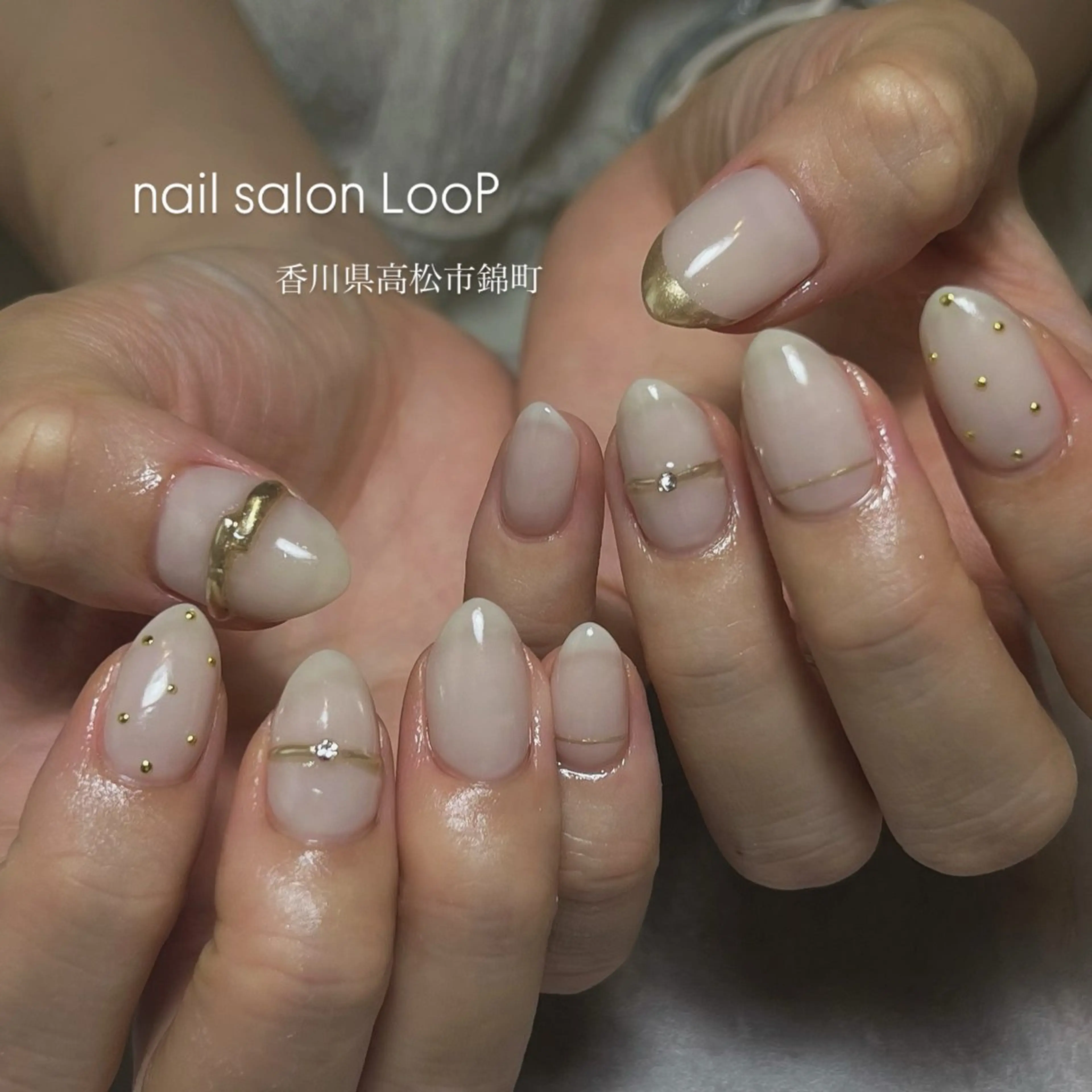 ネイル ハンドネイル LooP riho / nuanceのネイルデザイン