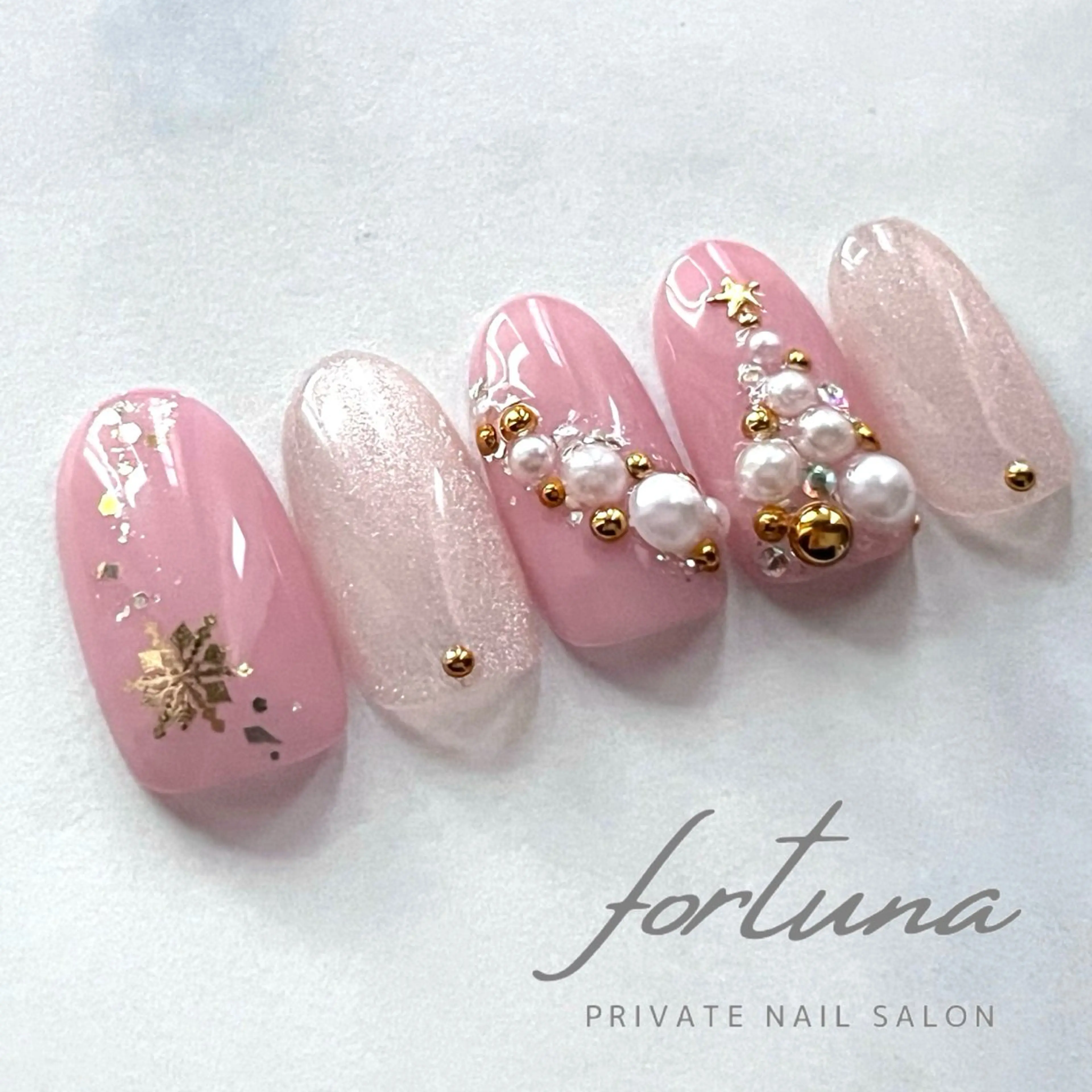 ネイル 冬ネイル クリスマス fortuna 武藤裕美のネイルデザイン