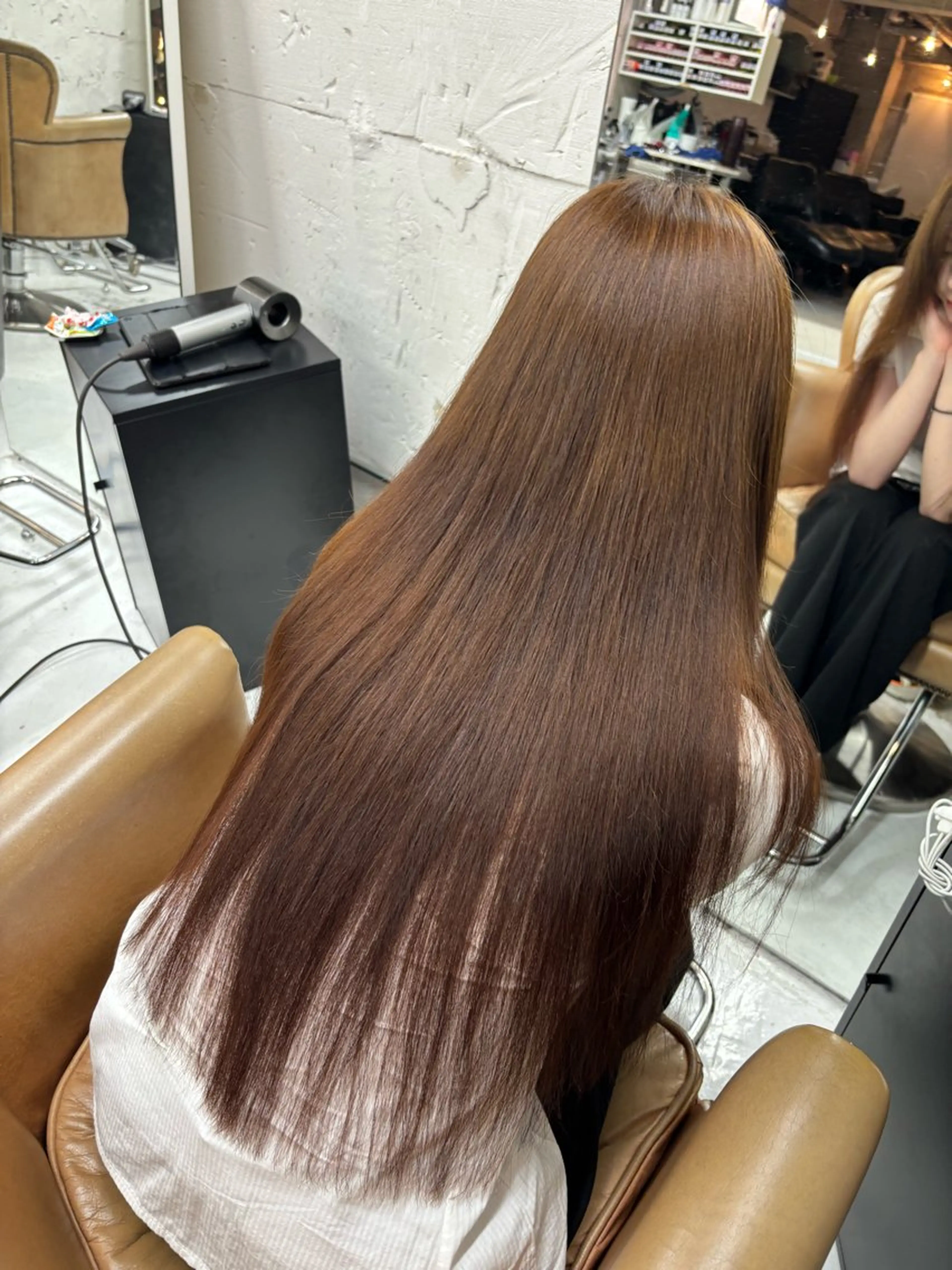 ロング 暖色カラ-ෆ˚顔周り 🎀ོ白岩亜実🎀ོのヘアスタイル