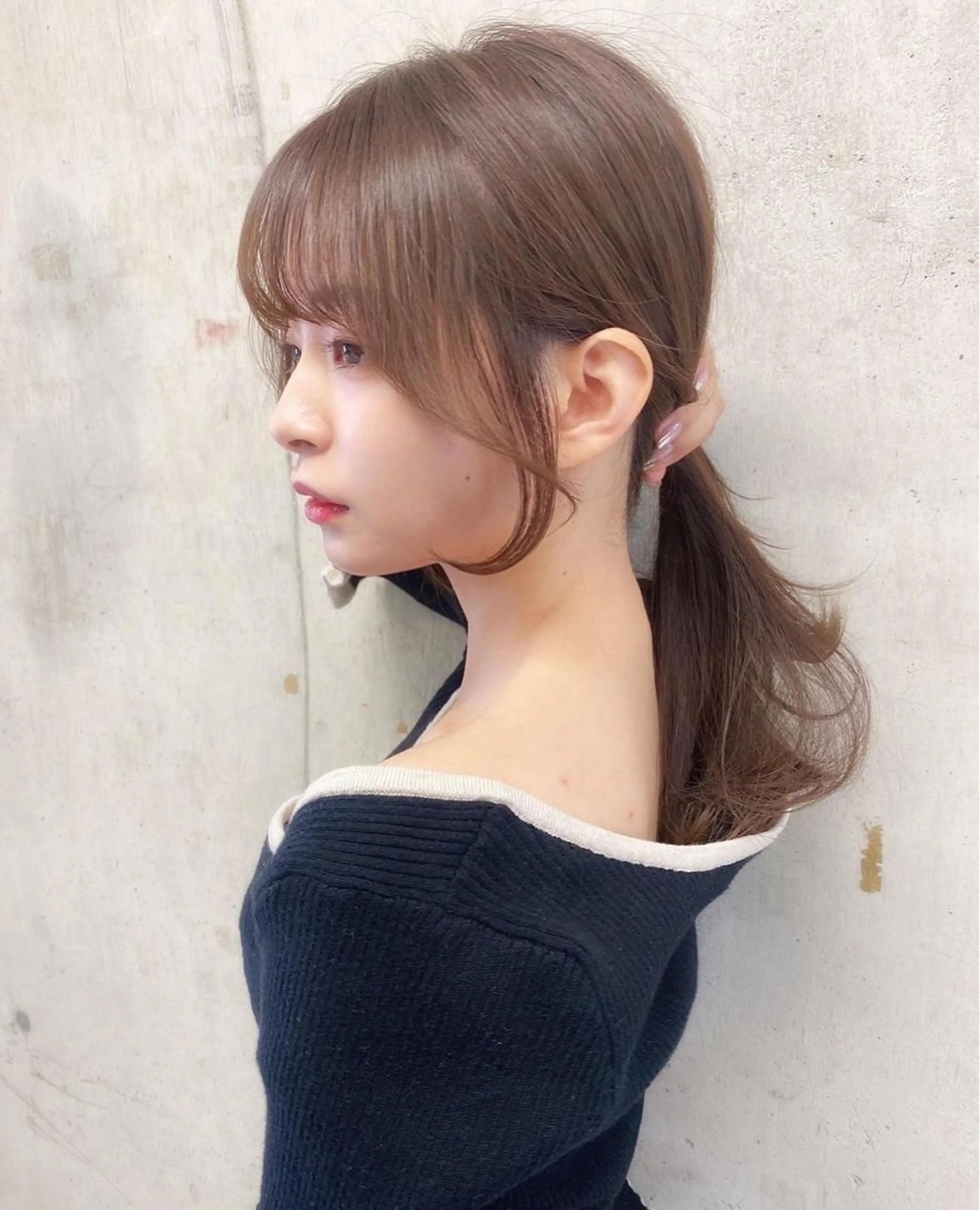 ロング 縮毛矯正/美髪カラー 松田空優哉のヘアスタイル