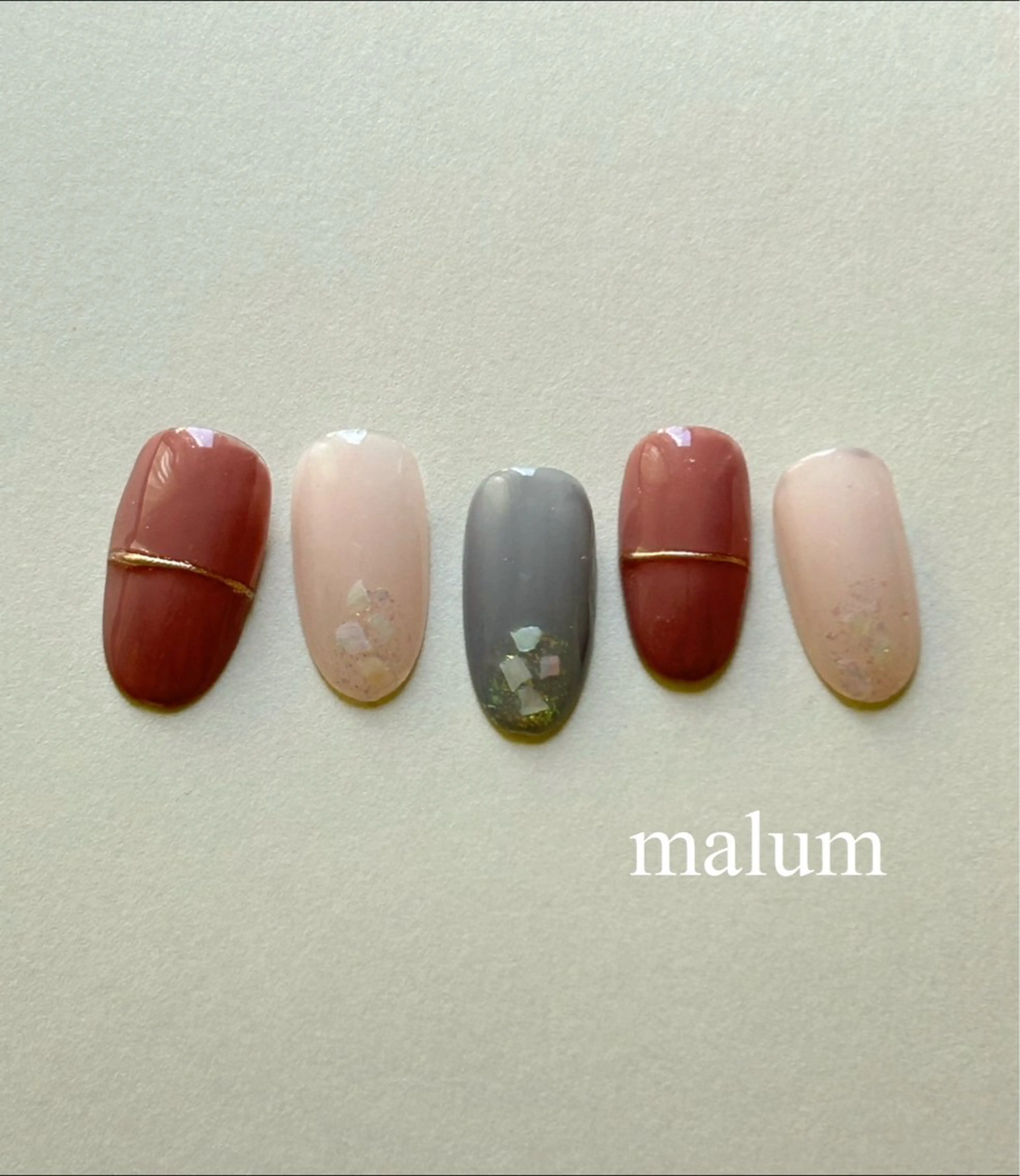 ネイル ハンドネイル malum nailのネイルデザイン