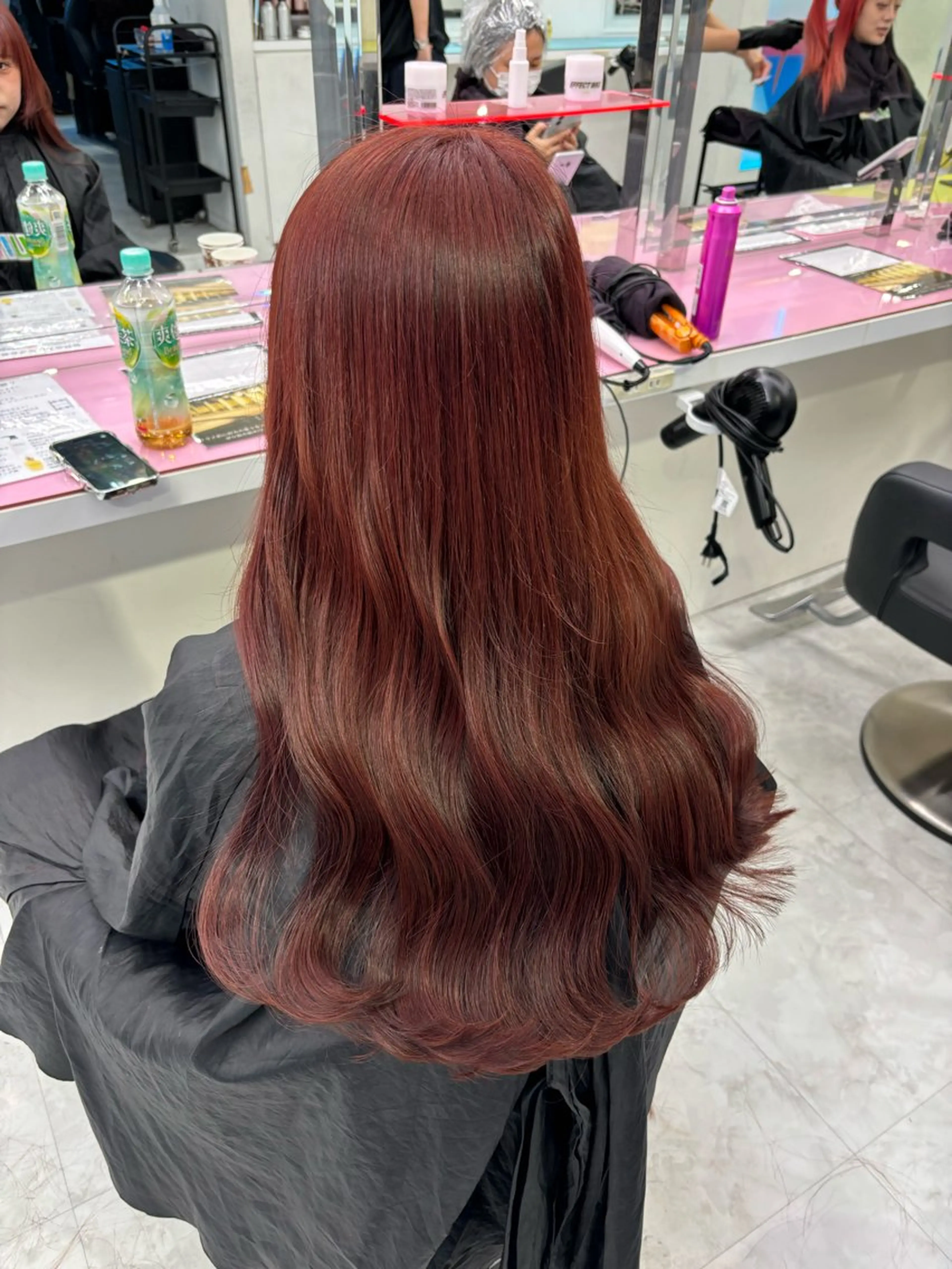 ロング ヘアカラー ブリーチなし暖色 💗AKARI💗のヘアスタイル