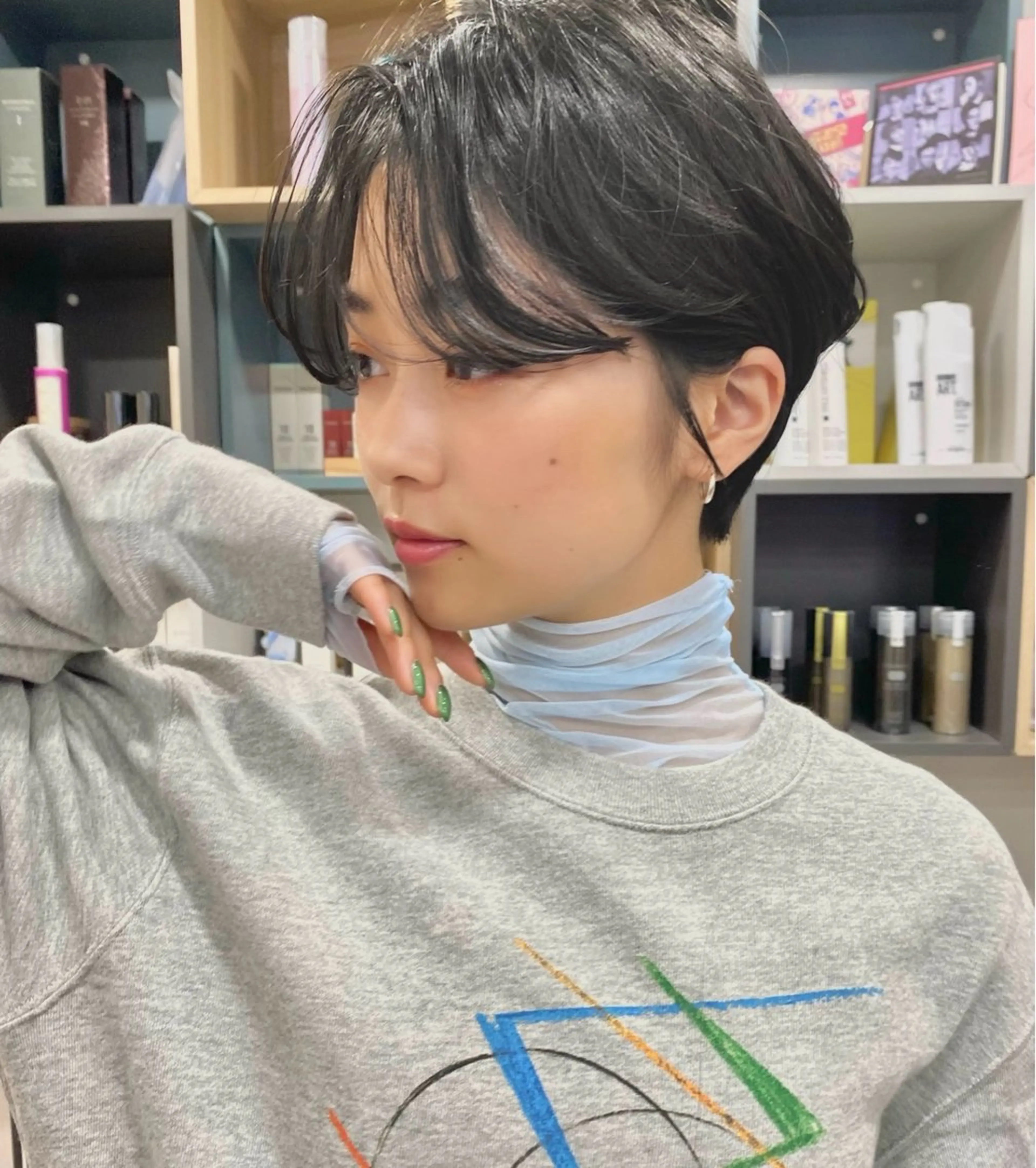 ショート ハンサムショート ショートヘア カット パーマ ボブ/縮毛矯正/ レイヤー/塚田のヘアスタイル