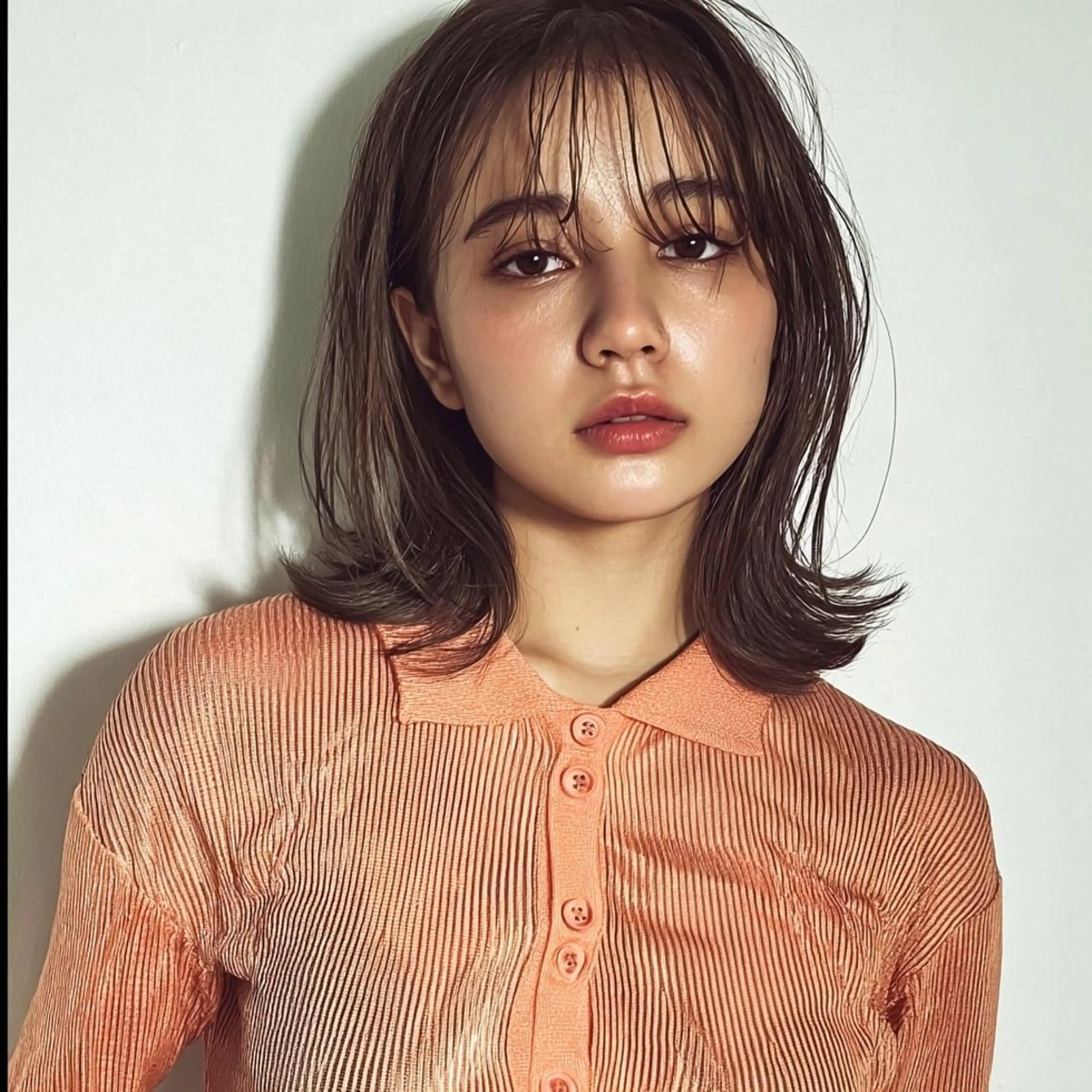 ミディアム 女性カット🌀 カラー⭐️大坂望心のヘアスタイル