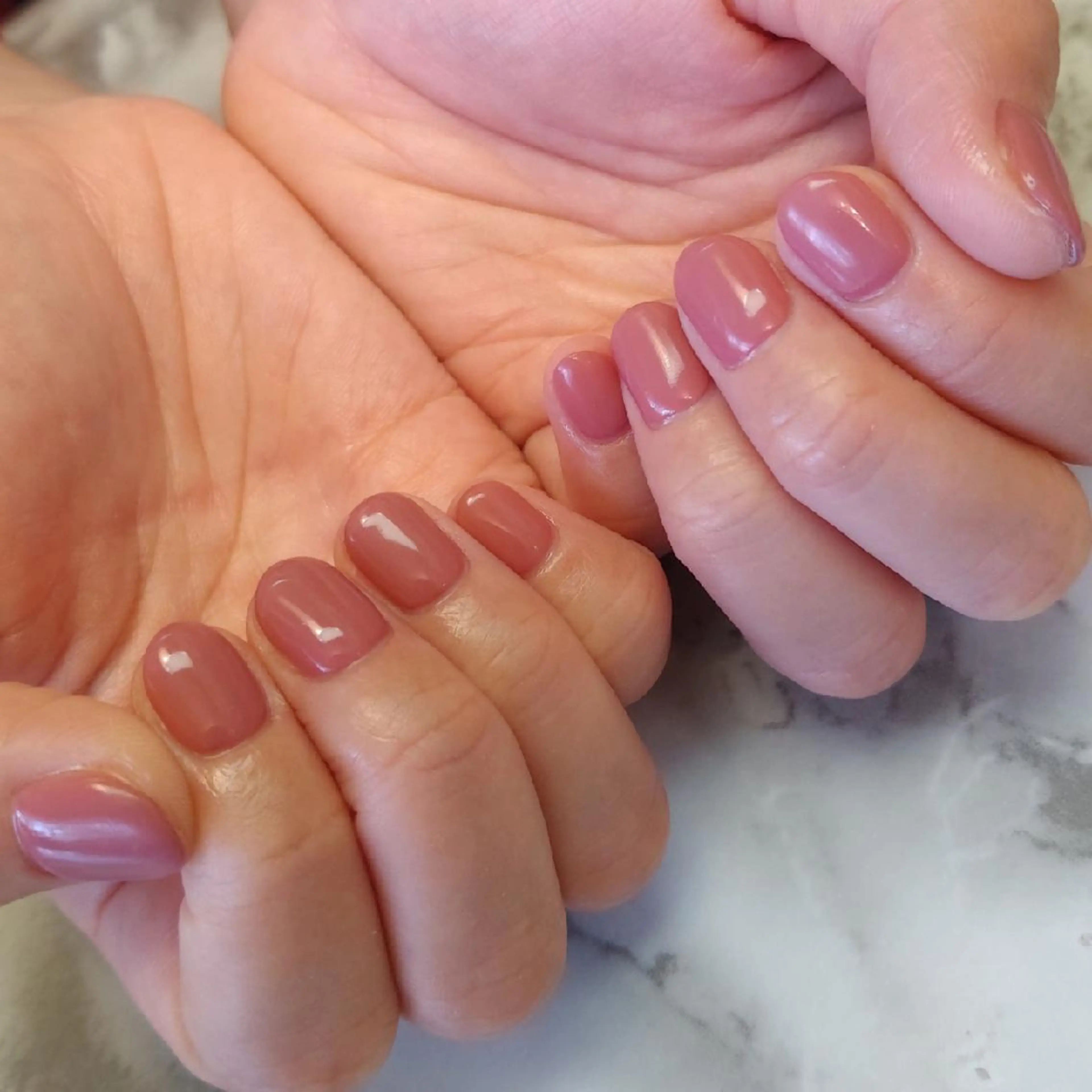 ネイル ワンカラーネイル ジェヌインネイル 河内のネイルデザイン