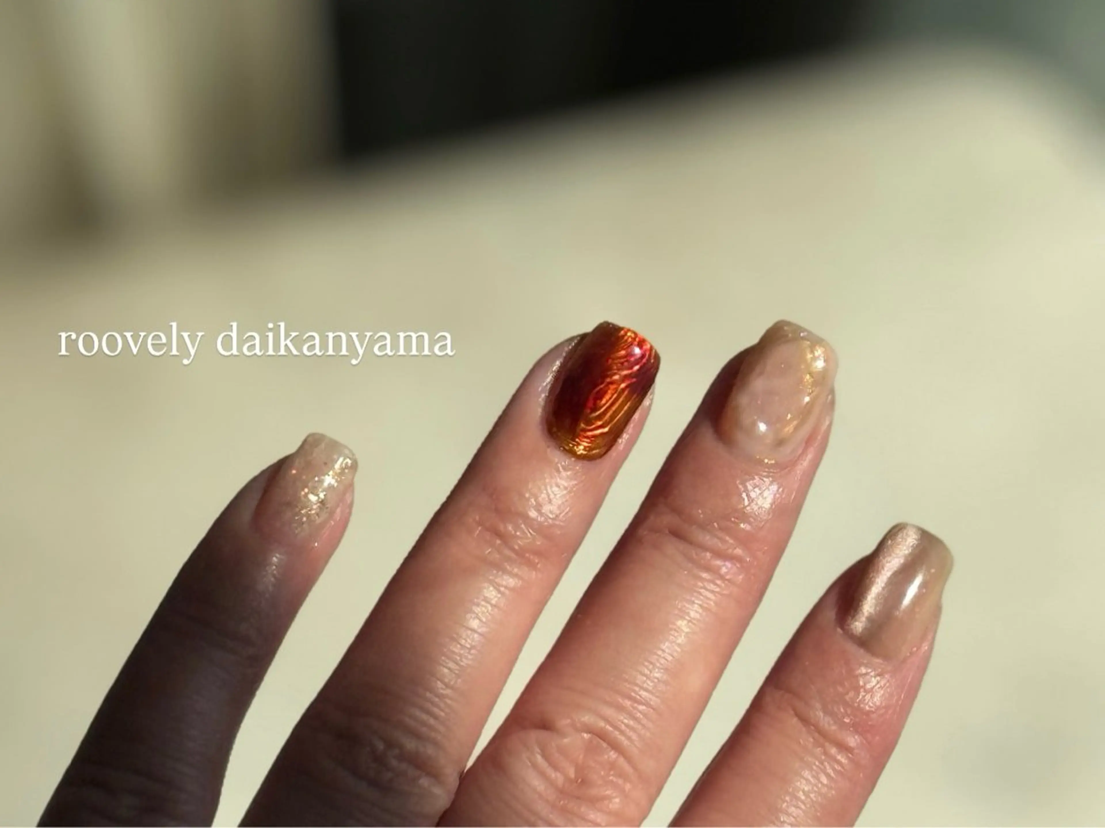 ネイル ハンドネイル Nail salon Roovely 代官山店【ネイルサロンルブリー】所属・roovely Rumi／ニュアンスのネイルデザイン