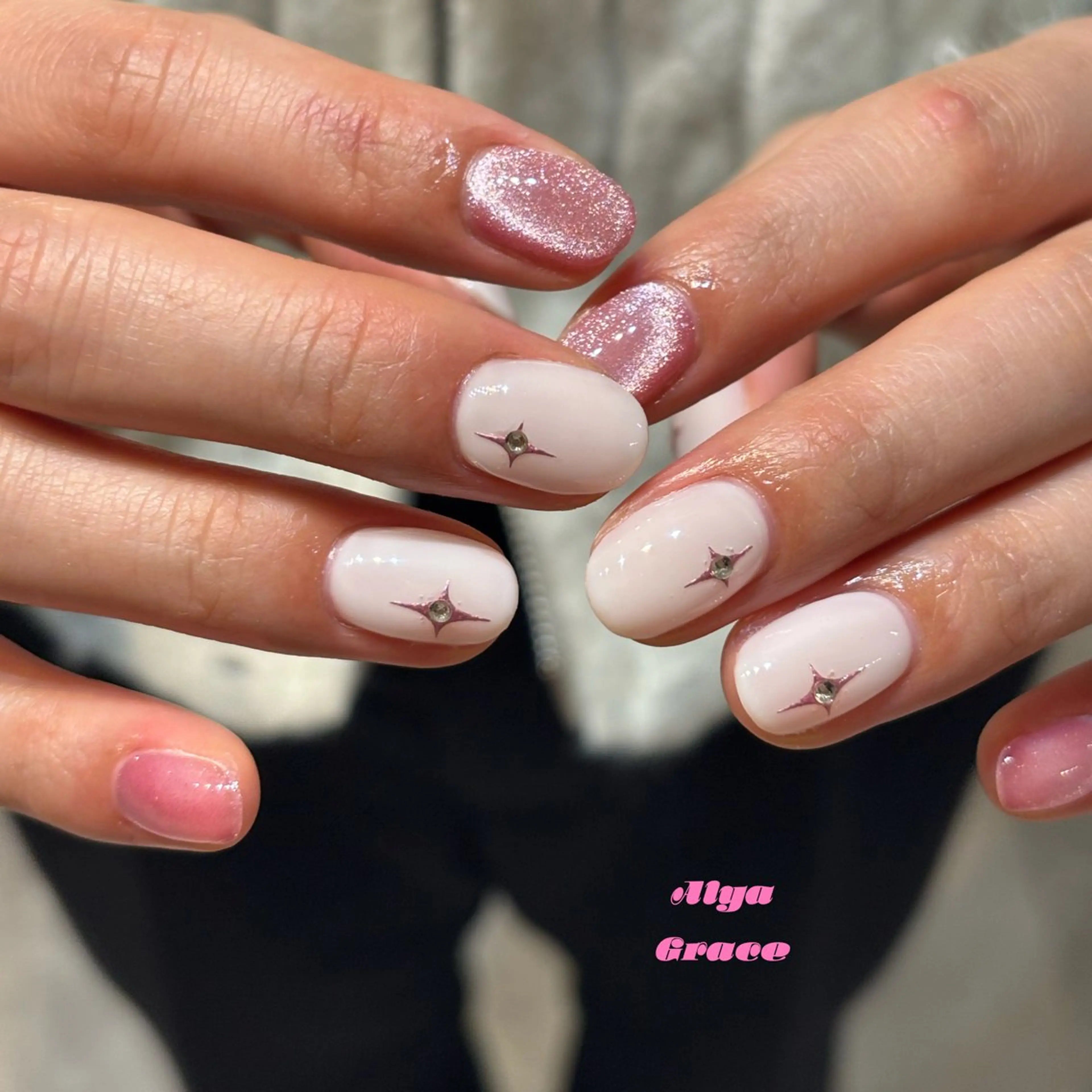 ネイル ハンドネイル アリアグレイス ネイルサロンのネイルデザイン