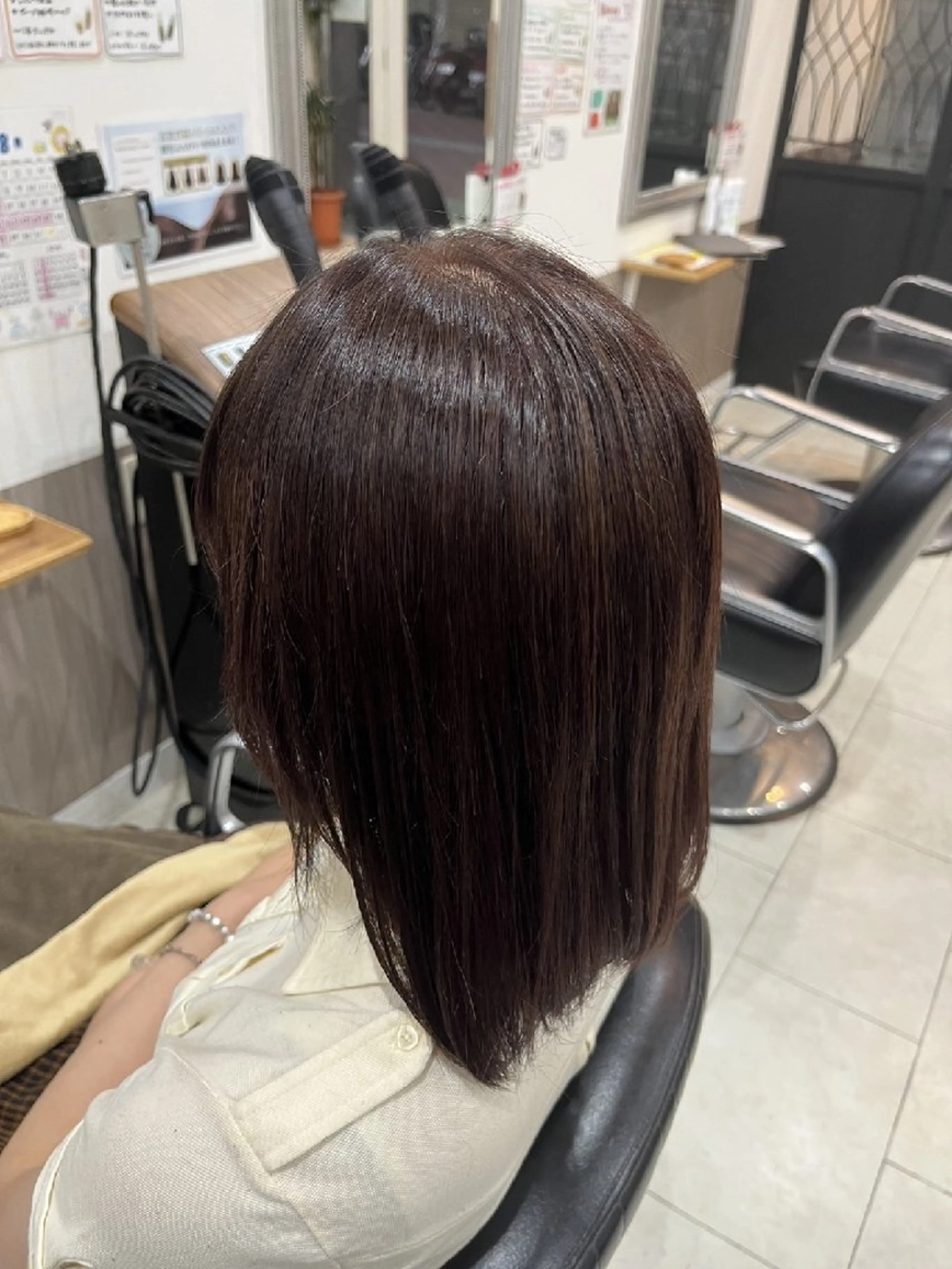 カラー ヘアカラー 暖色🍎透明感カラー 🩵小林かりんのヘアスタイル