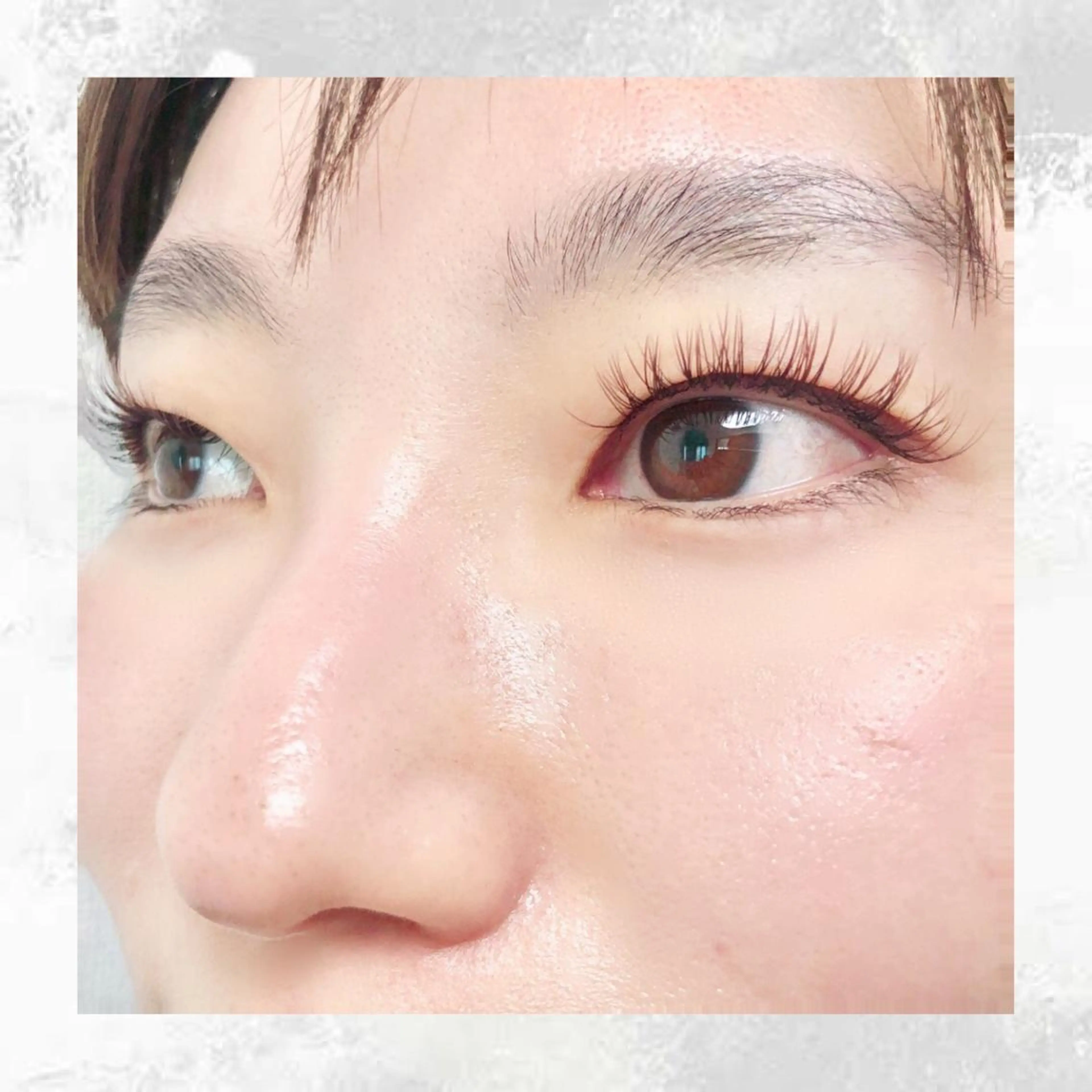 マツエク・マツパ カラーマツエク Aim NAIL&EYELASH.BROW立花店所属・Aim立花店 Mihoのマツエク・マツパデザイン