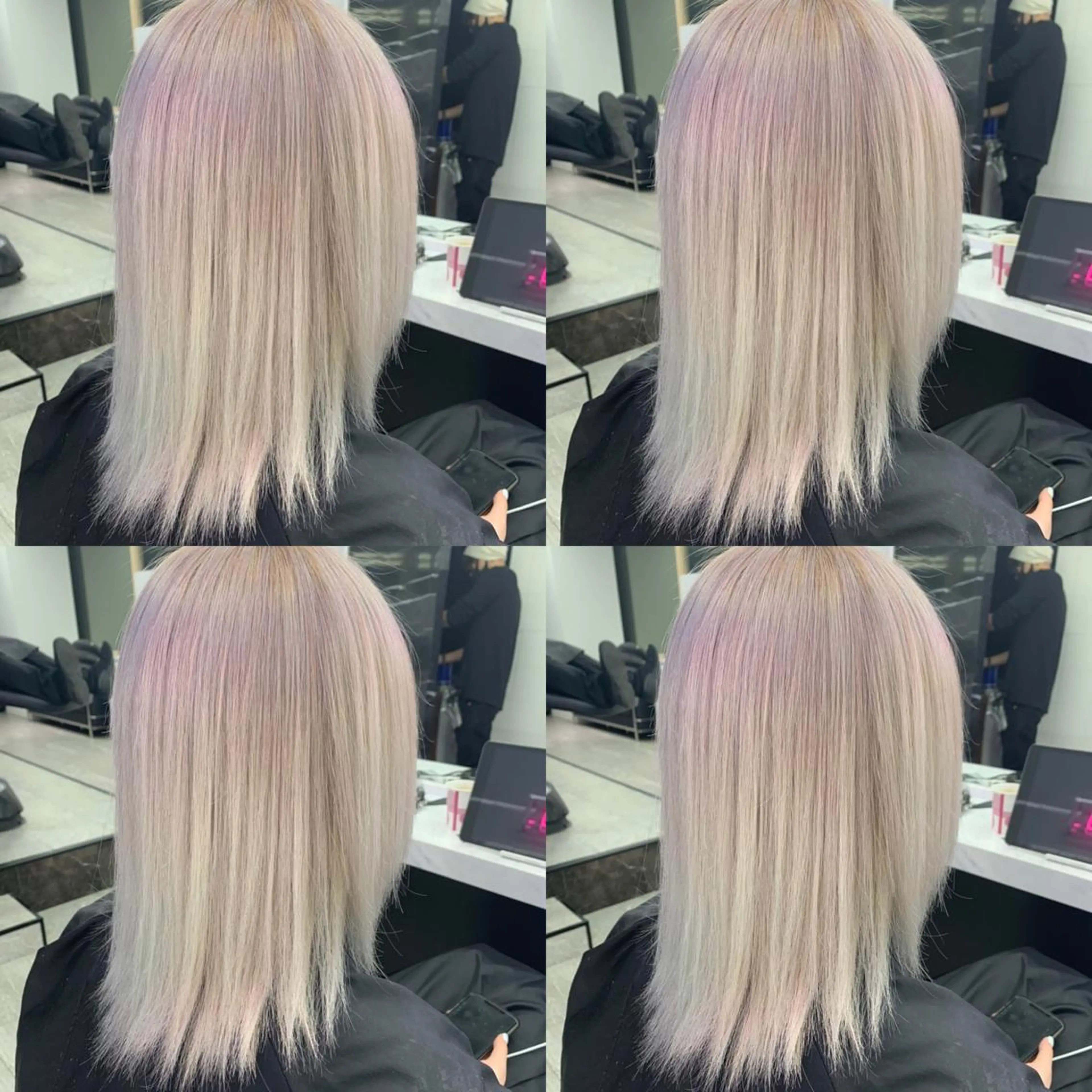 ミディアム ヘアカラー プルエクステ 🖤MIYUのヘアスタイル