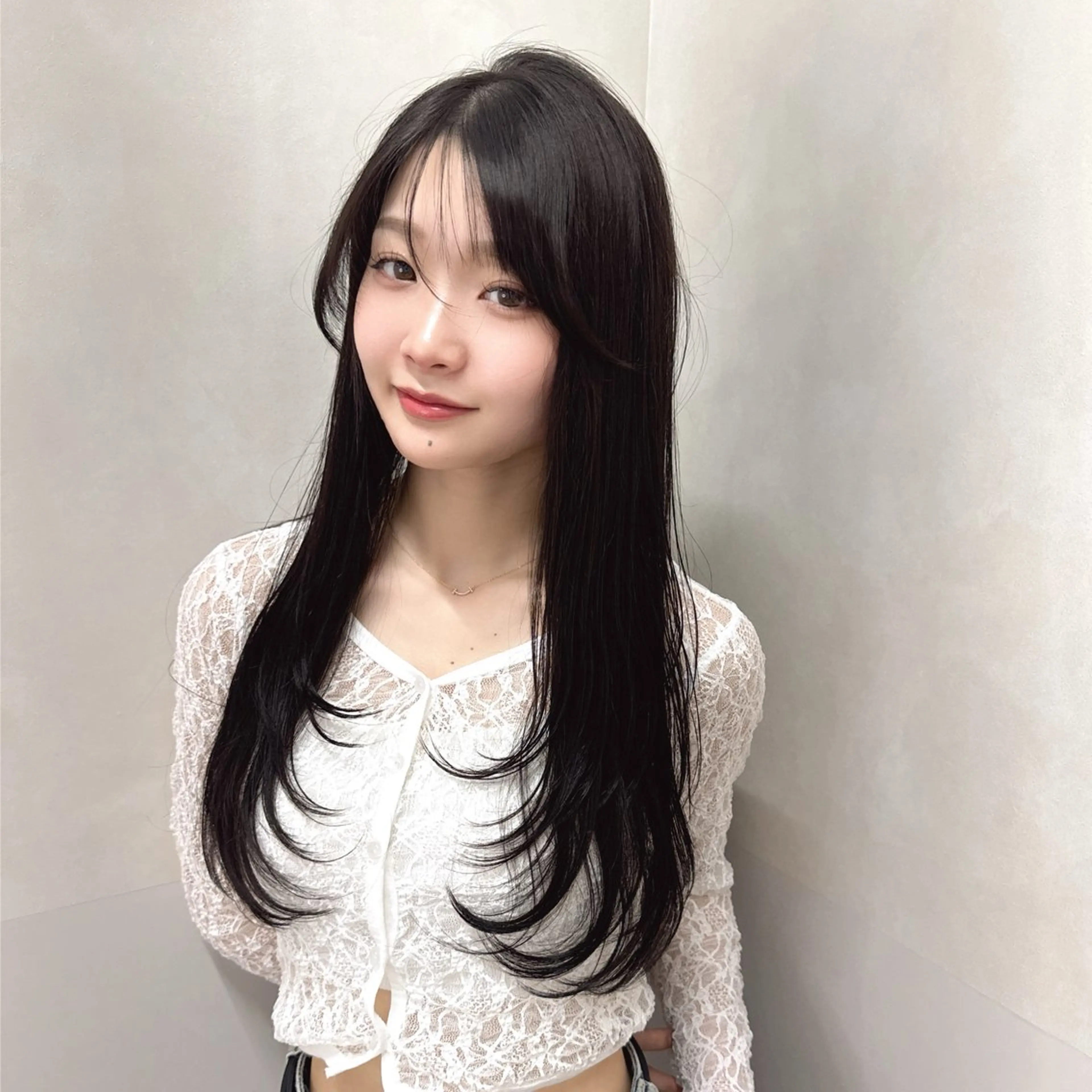 ロング レイヤーカット カット ヘアカラー 森 隆秀/韓国ヘアのヘアスタイル