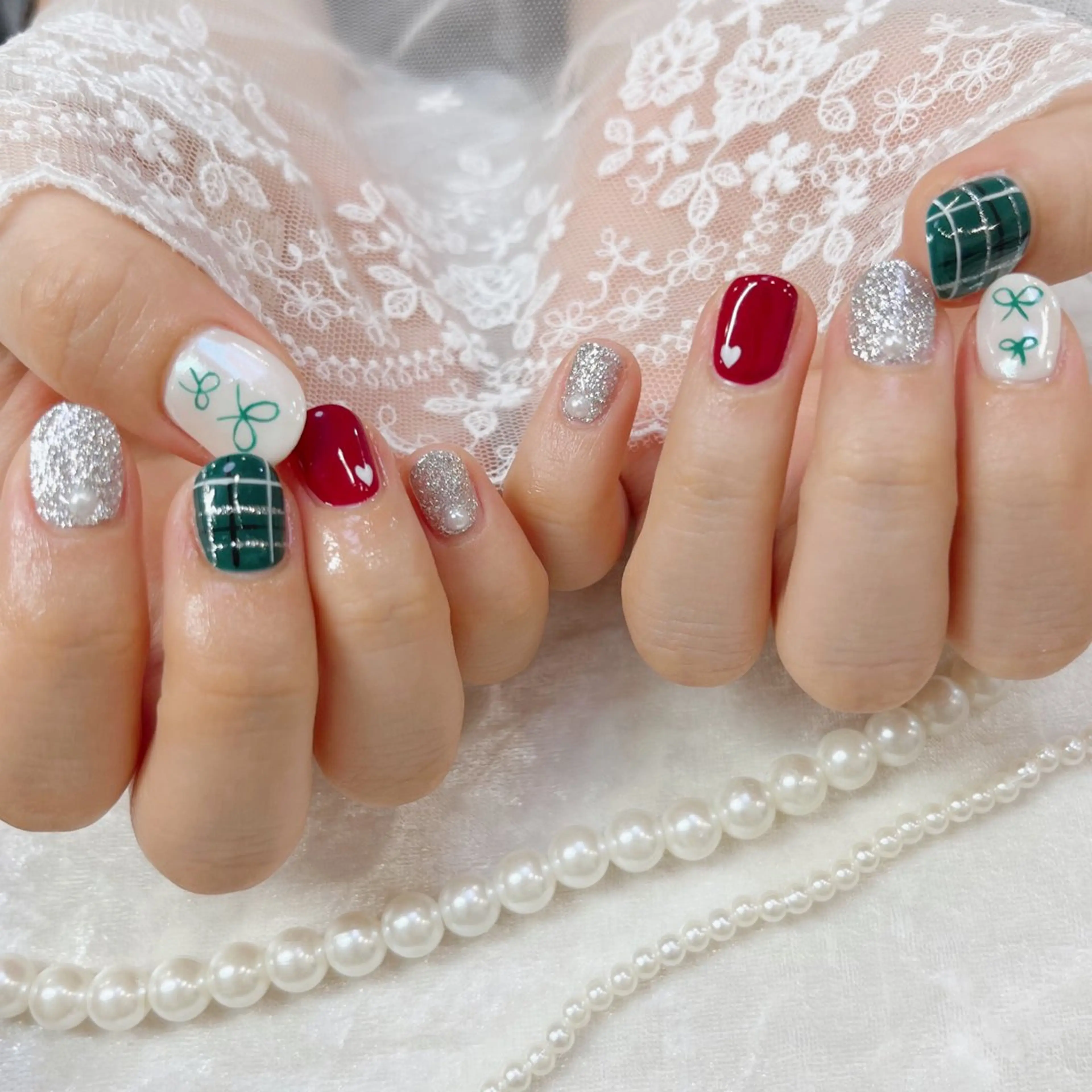 ネイル ハンドネイル Maya 🧊🫧‪のネイルデザイン