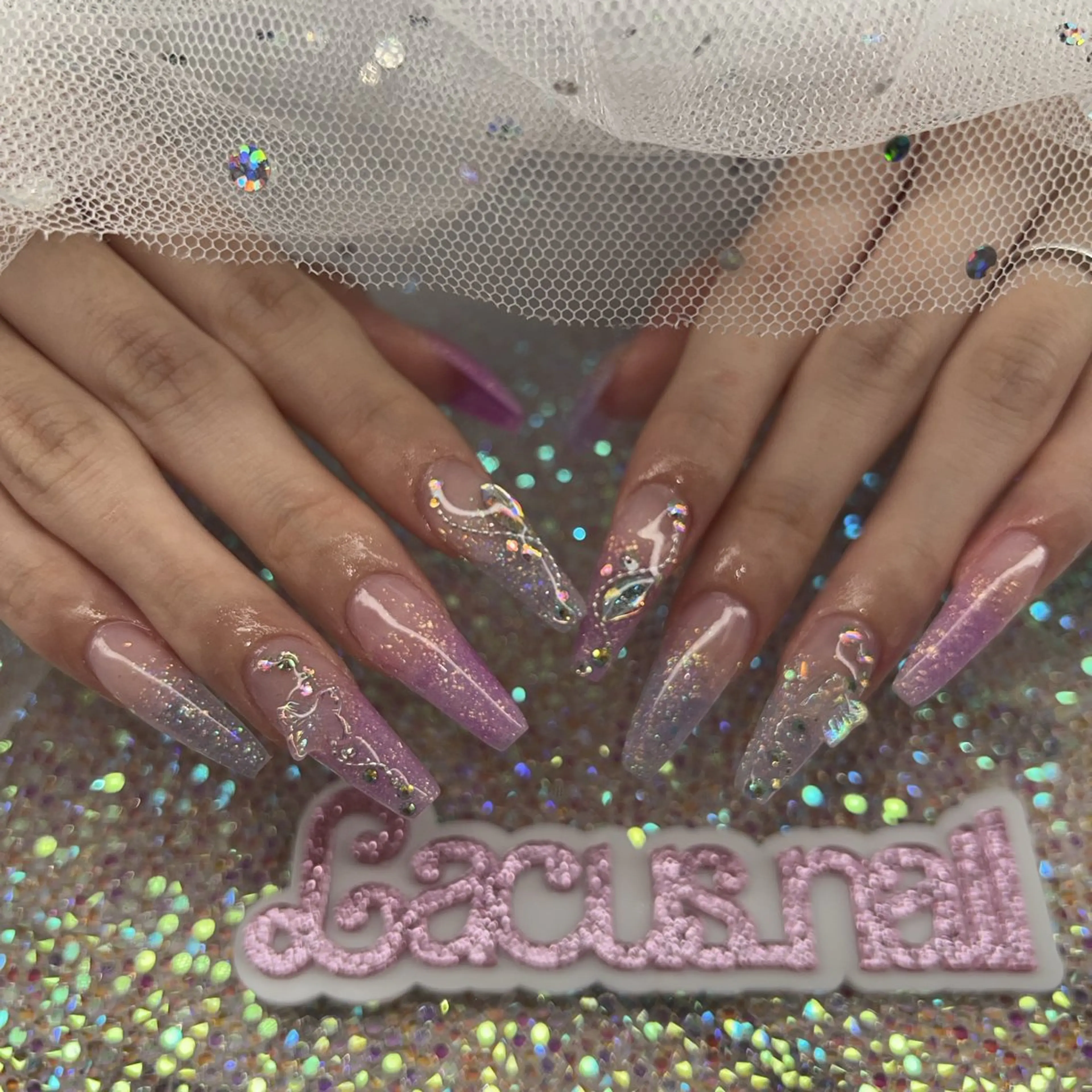 ネイル アートネイル スカルプネイル Nail Salon Lacusのネイルデザイン