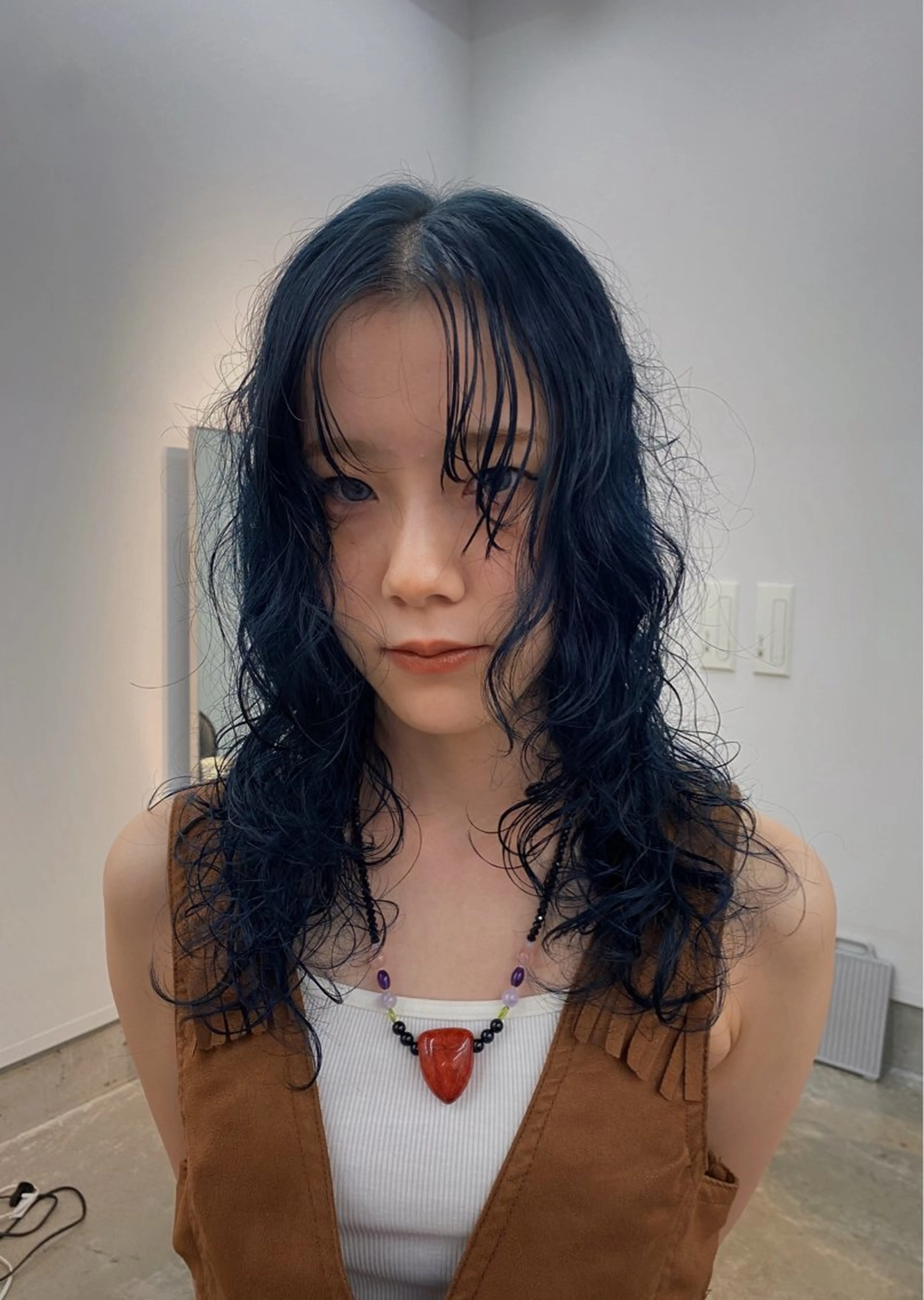 ロング カラー ヘアカラー 佐久間 一稀のヘアスタイル