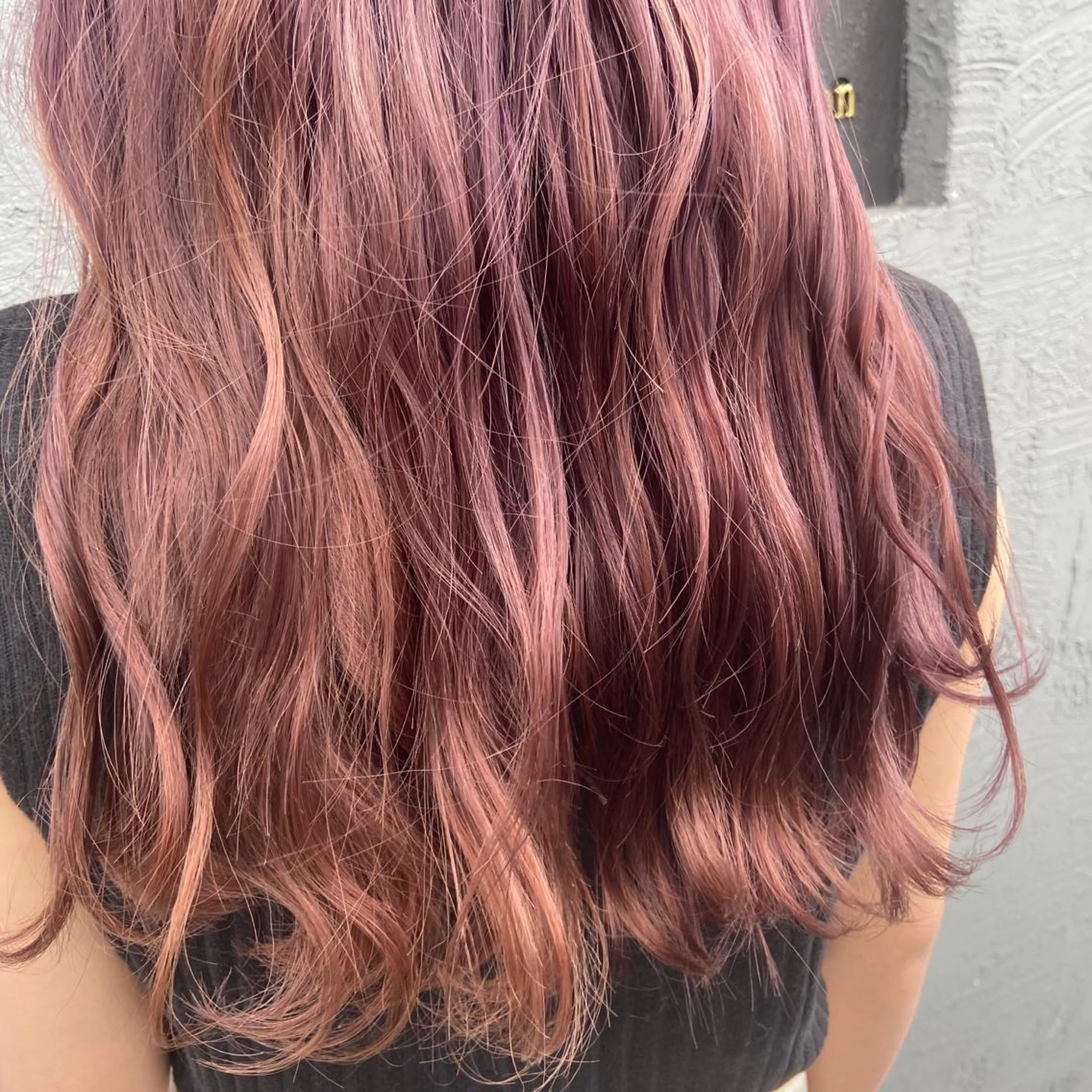 ロング カラー 馬場 瑞穂のヘアスタイル