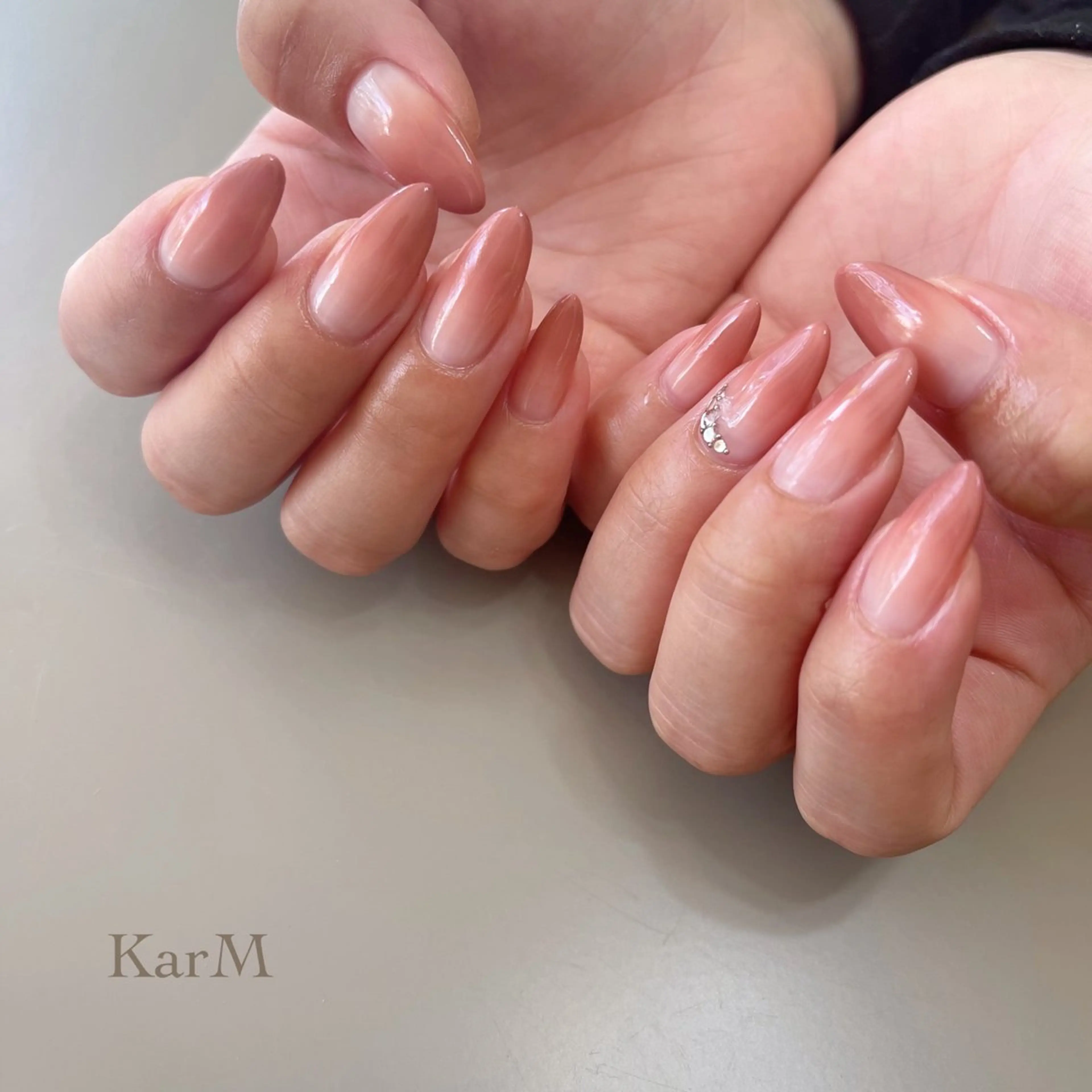 ネイル アートネイル オーロラネイル チークネイル フットネイル フレンチネイル ハンドネイル ogino karinのネイルデザイン