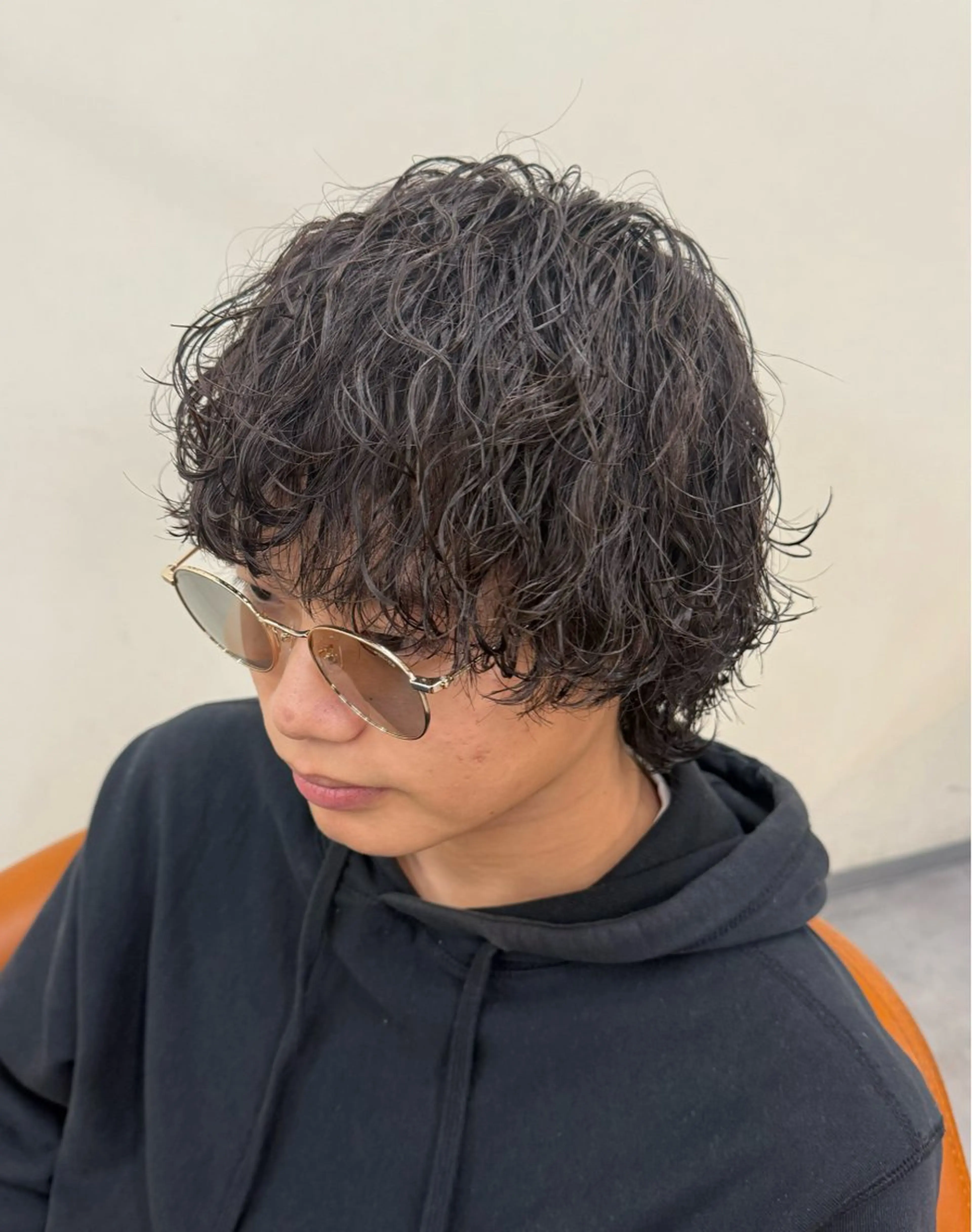 メンズカット、各種パーマ、パーマ用ヘアオイル付き(無料‼️)￥8500~の写真