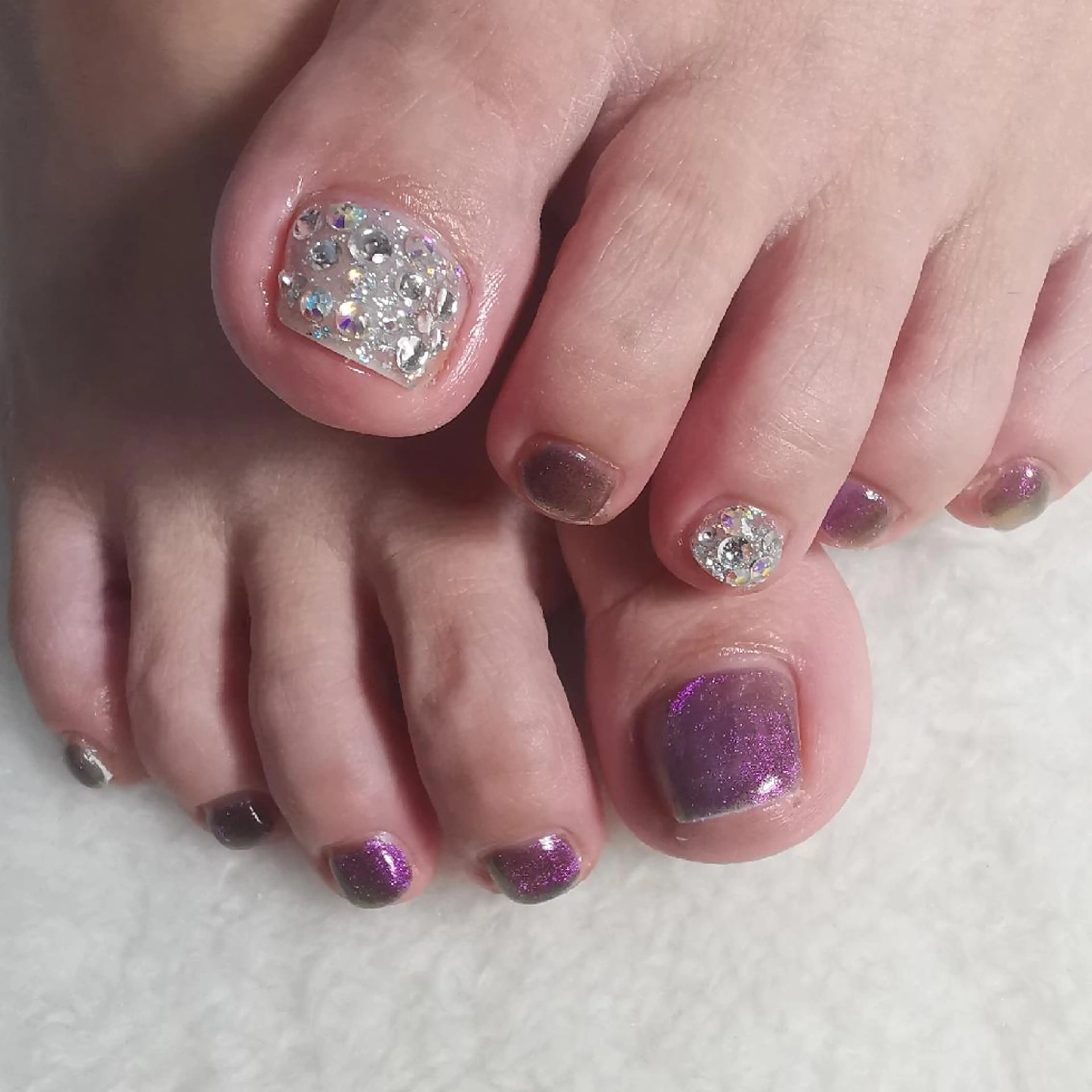 ネイル マグネットネイル フットネイル reve あやののネイルデザイン