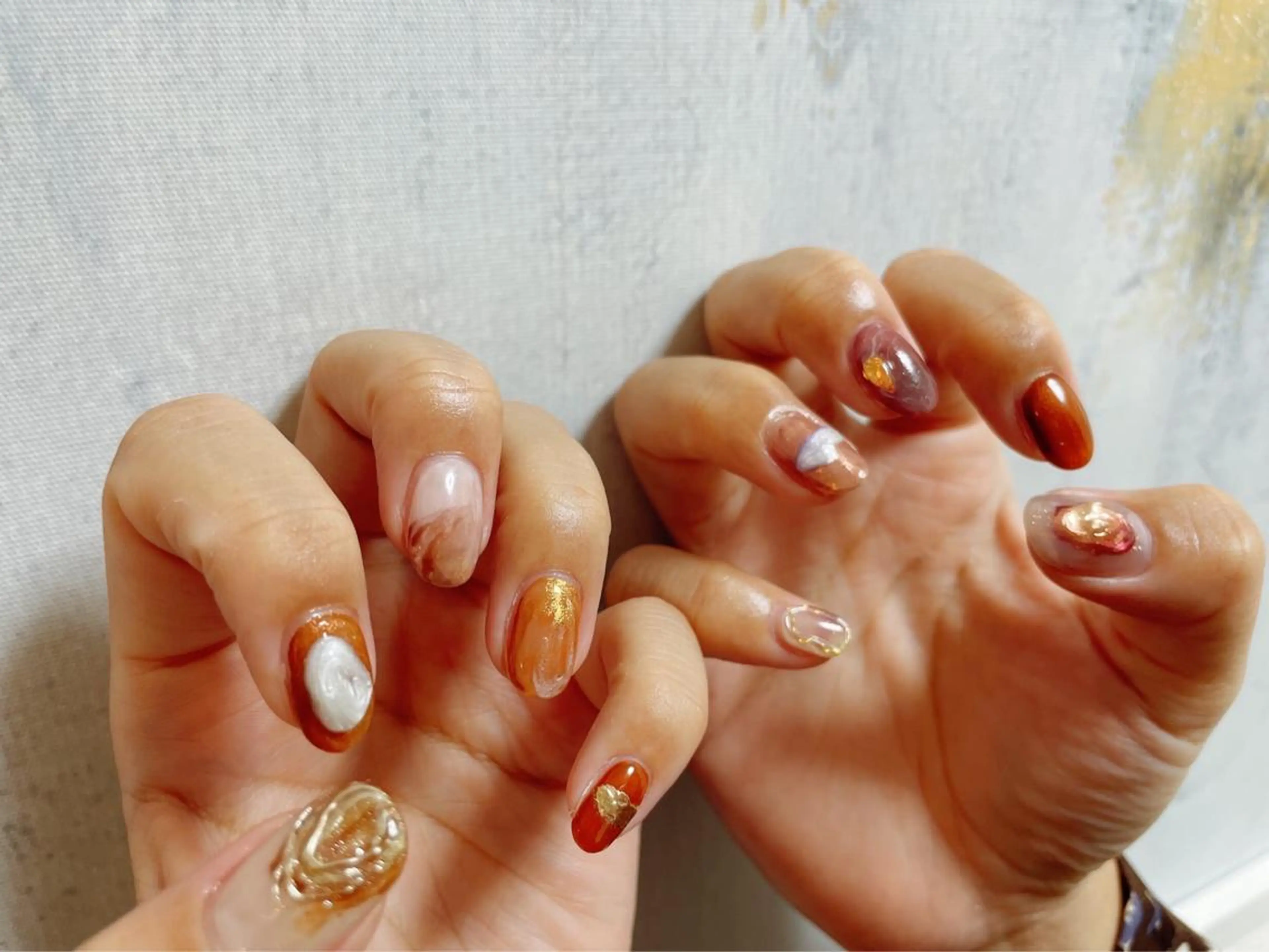 ネイル ニュアンスネイル ハンドネイル kiki nail 二子玉川のネイルデザイン