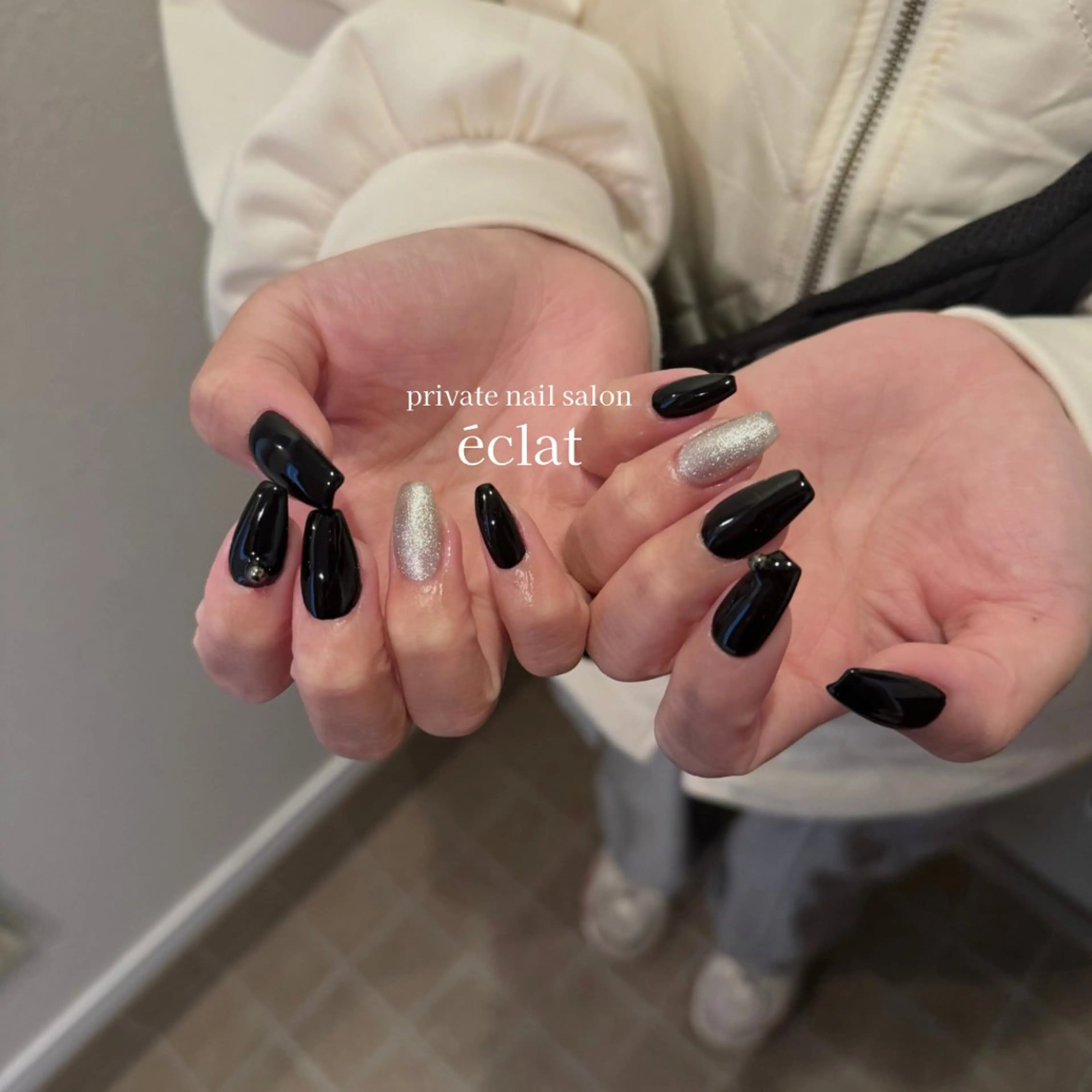 ネイル アートネイル ワンカラーネイル ハンドネイル nailsalon éclatのネイルデザイン