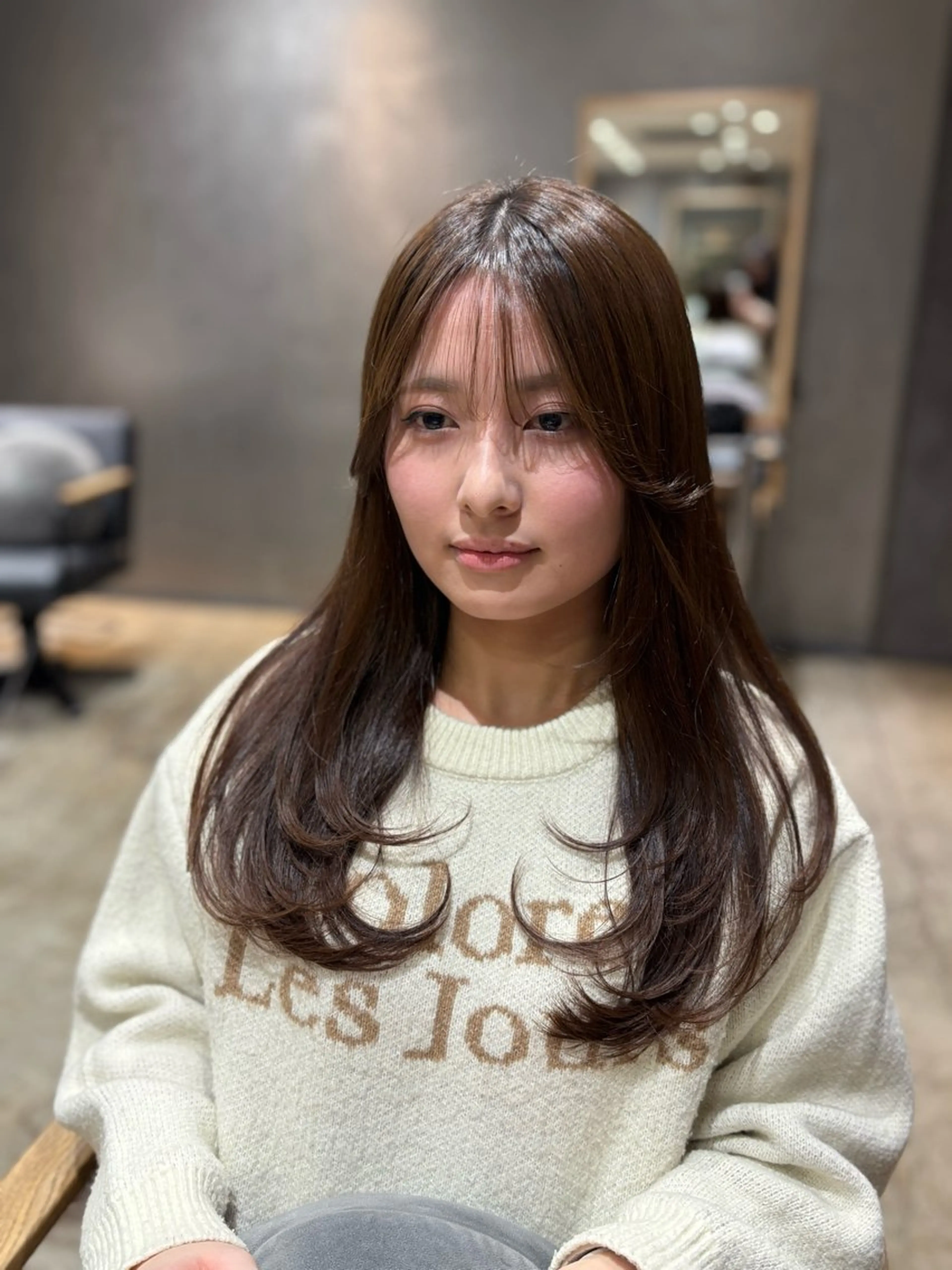 ロング 椋 愛穂のヘアスタイル