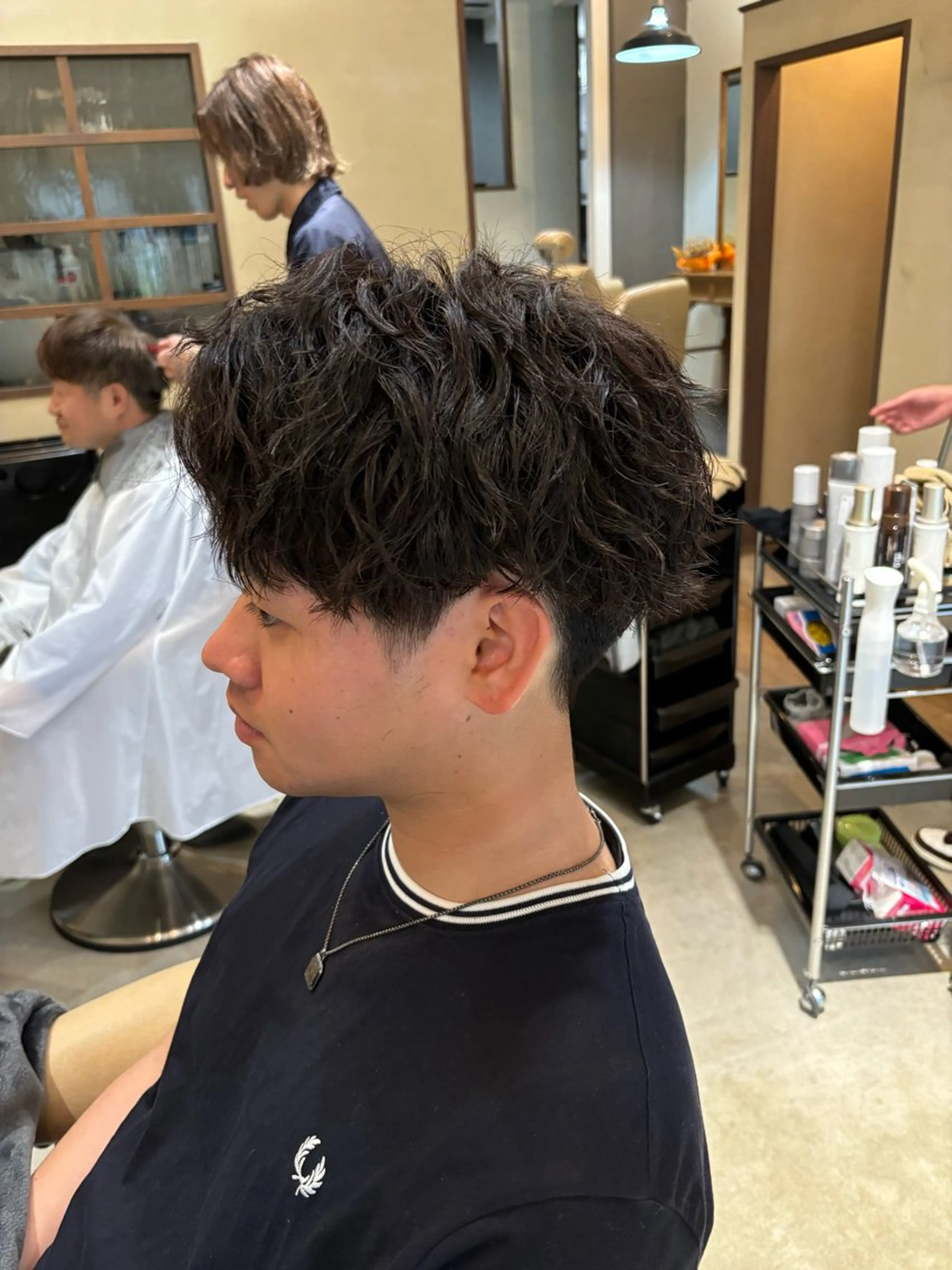 ショート メンズ カット パーマ トリートメント 鹿児島 TSUBASAのヘアスタイル