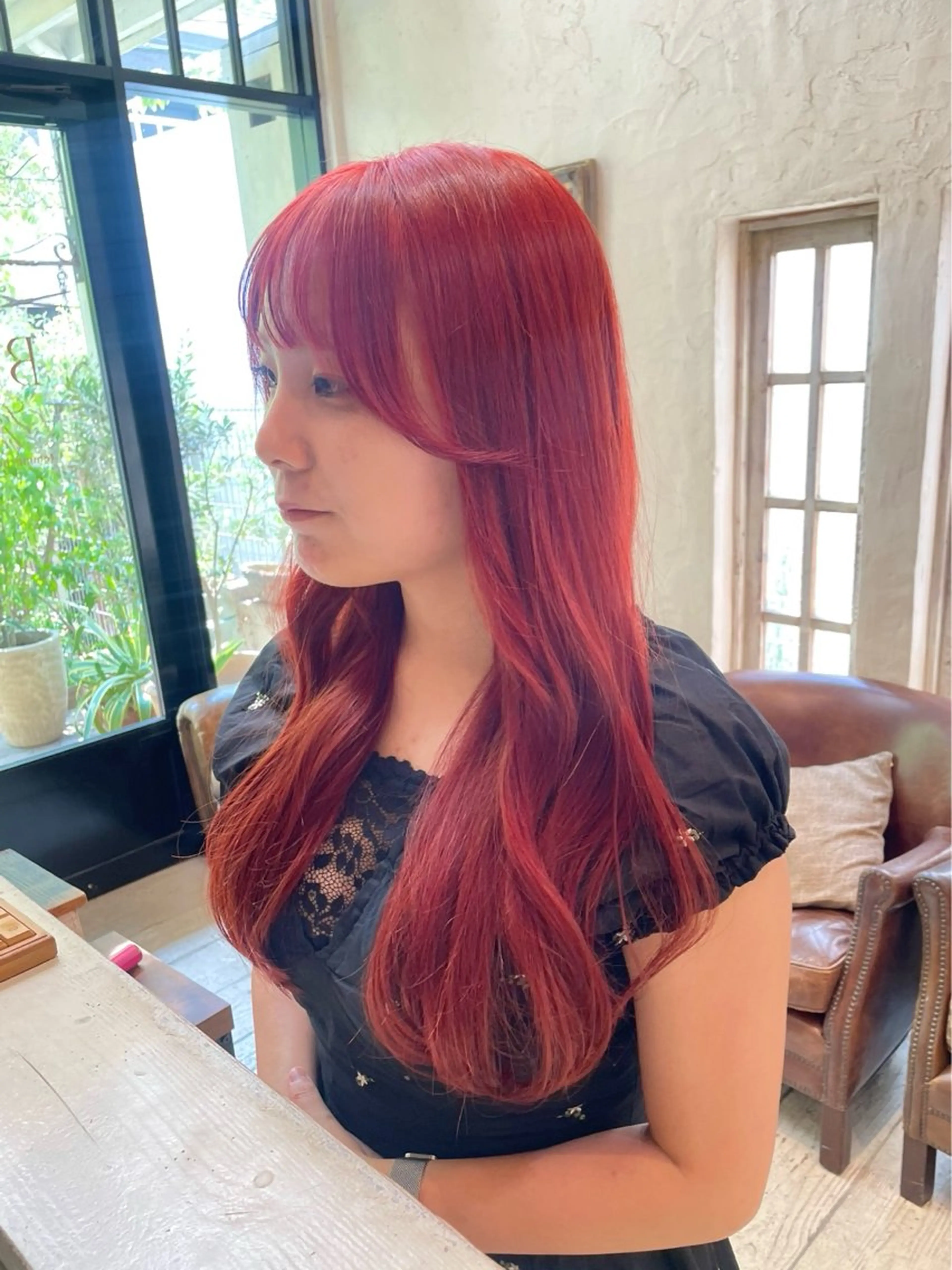 ロング カラー Luce横浜店所属・yuu 🪴 透明感 カラー/メンズパーマのヘアスタイル