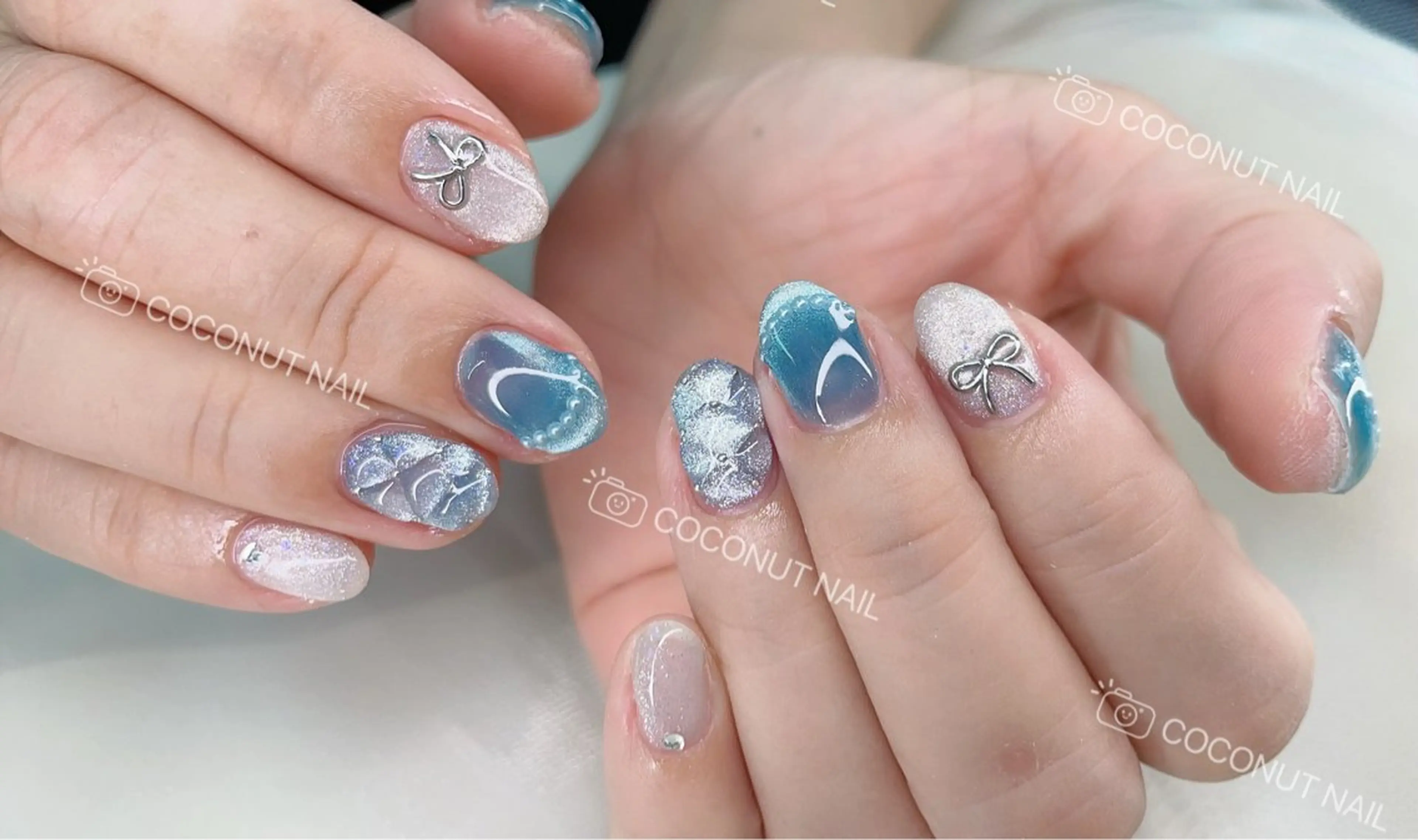 ネイル ハンドネイル 神田 ココナッツのネイルデザイン