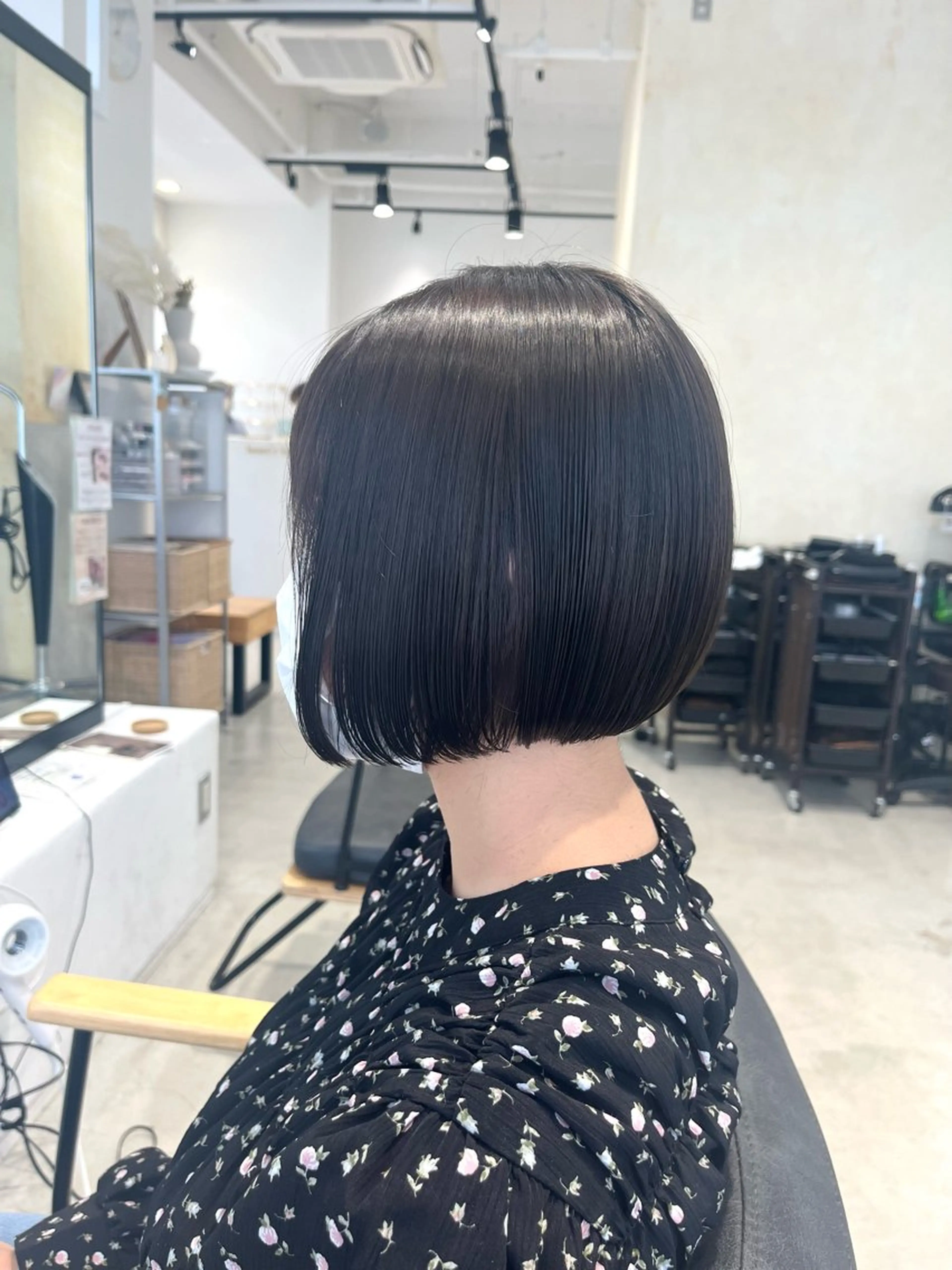 ショート カラー カット ヘアカラー トリートメント ボブ/美髪矯正 /佐藤　奈巳のヘアスタイル