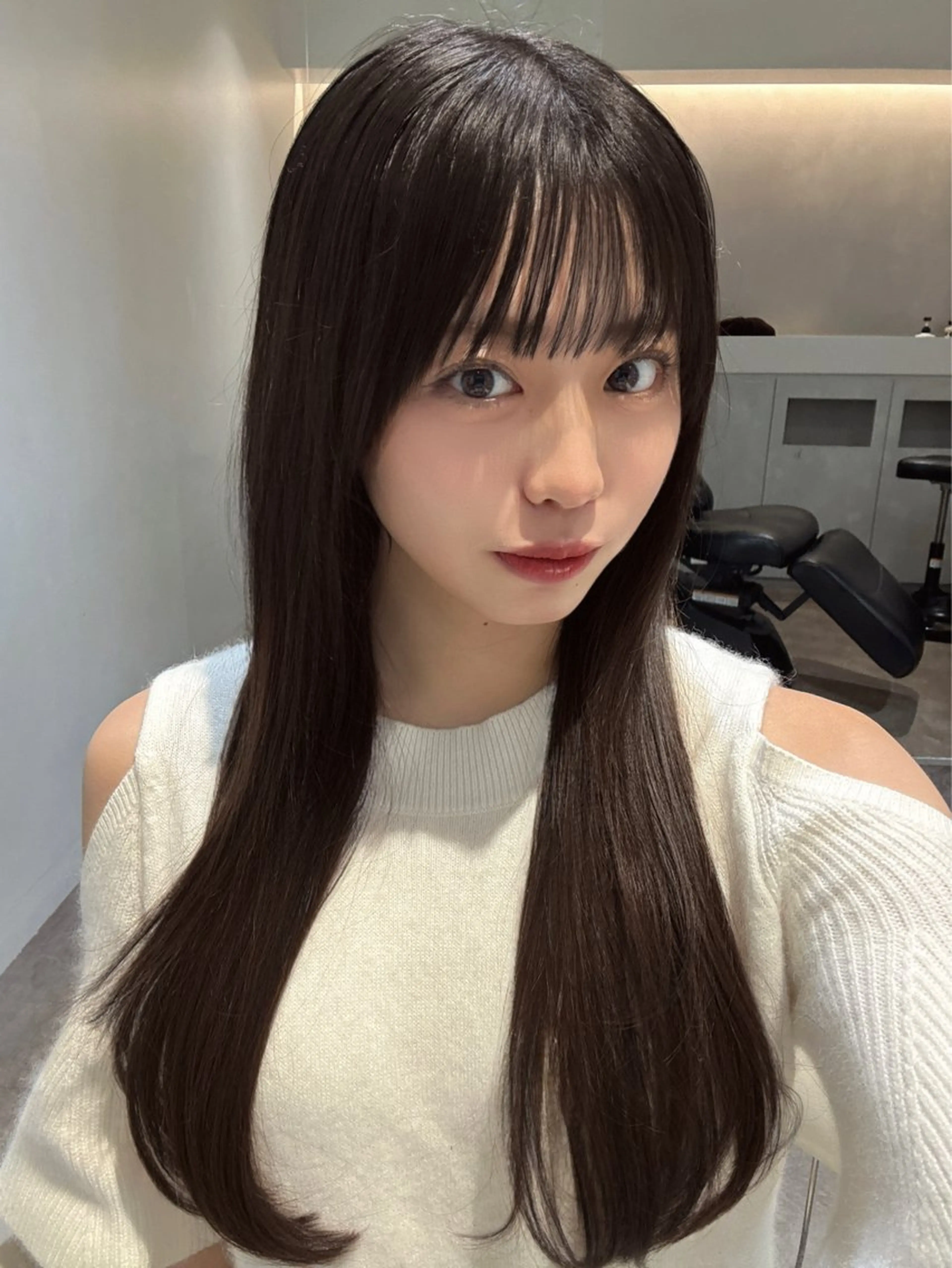 ロング カラー グレージュ 髪質改善 トリートメント カット ヘアカラー トリートメント 💎透明感カラー特化 💎TAISEIのヘアスタイル