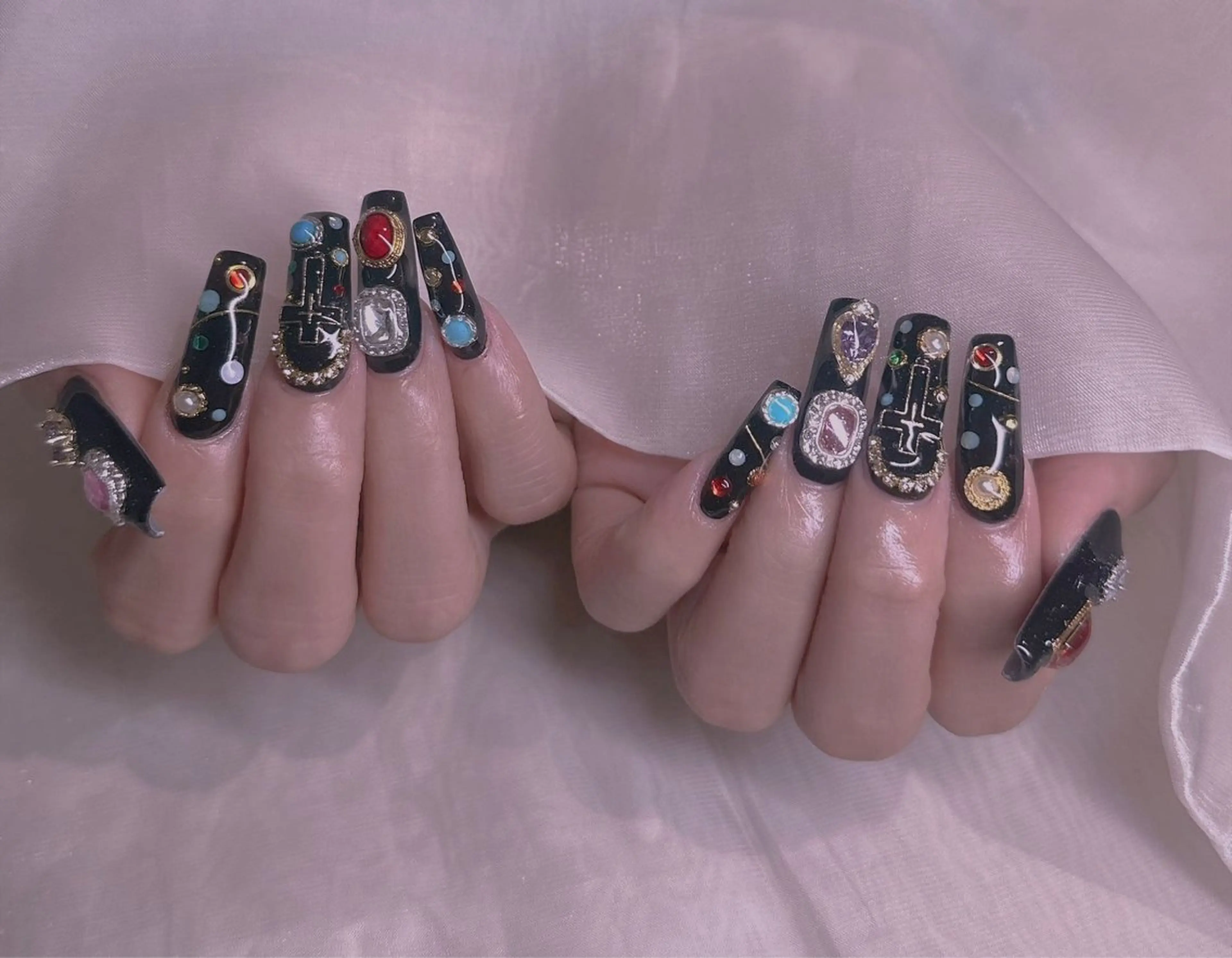 ネイル 長さだし専門店 M2　rikaのネイルデザイン