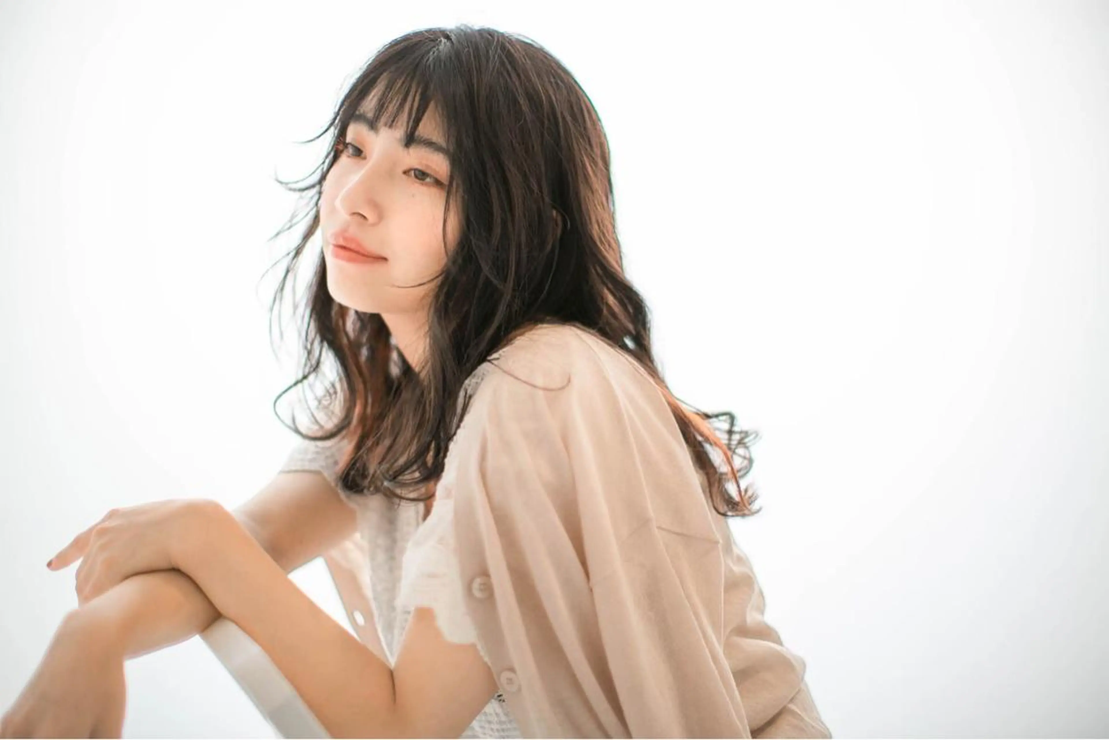 ロング 髪質改善ストレート、 カラー清野雄大のヘアスタイル