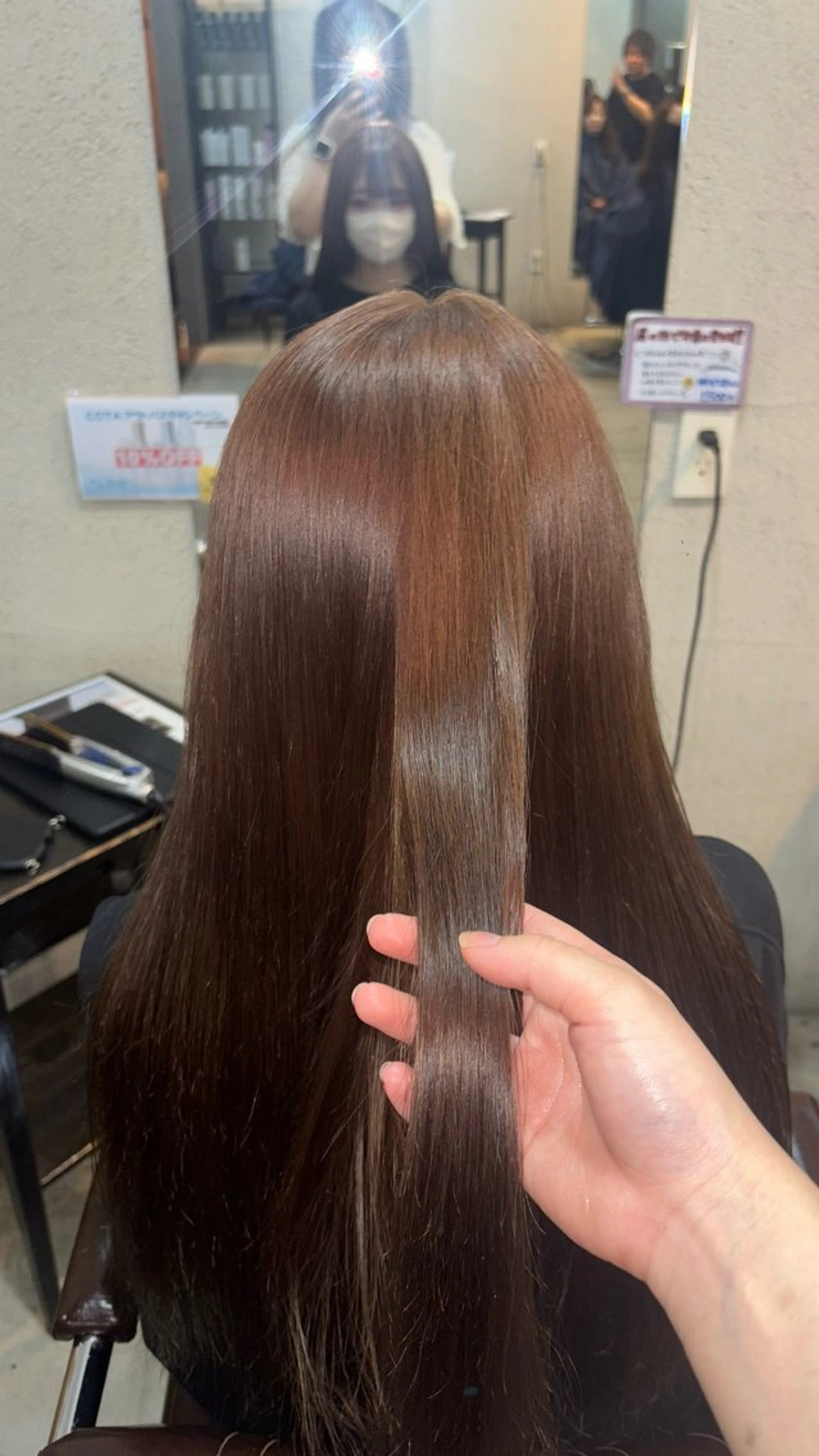 ロング 小池 かなこのヘアスタイル