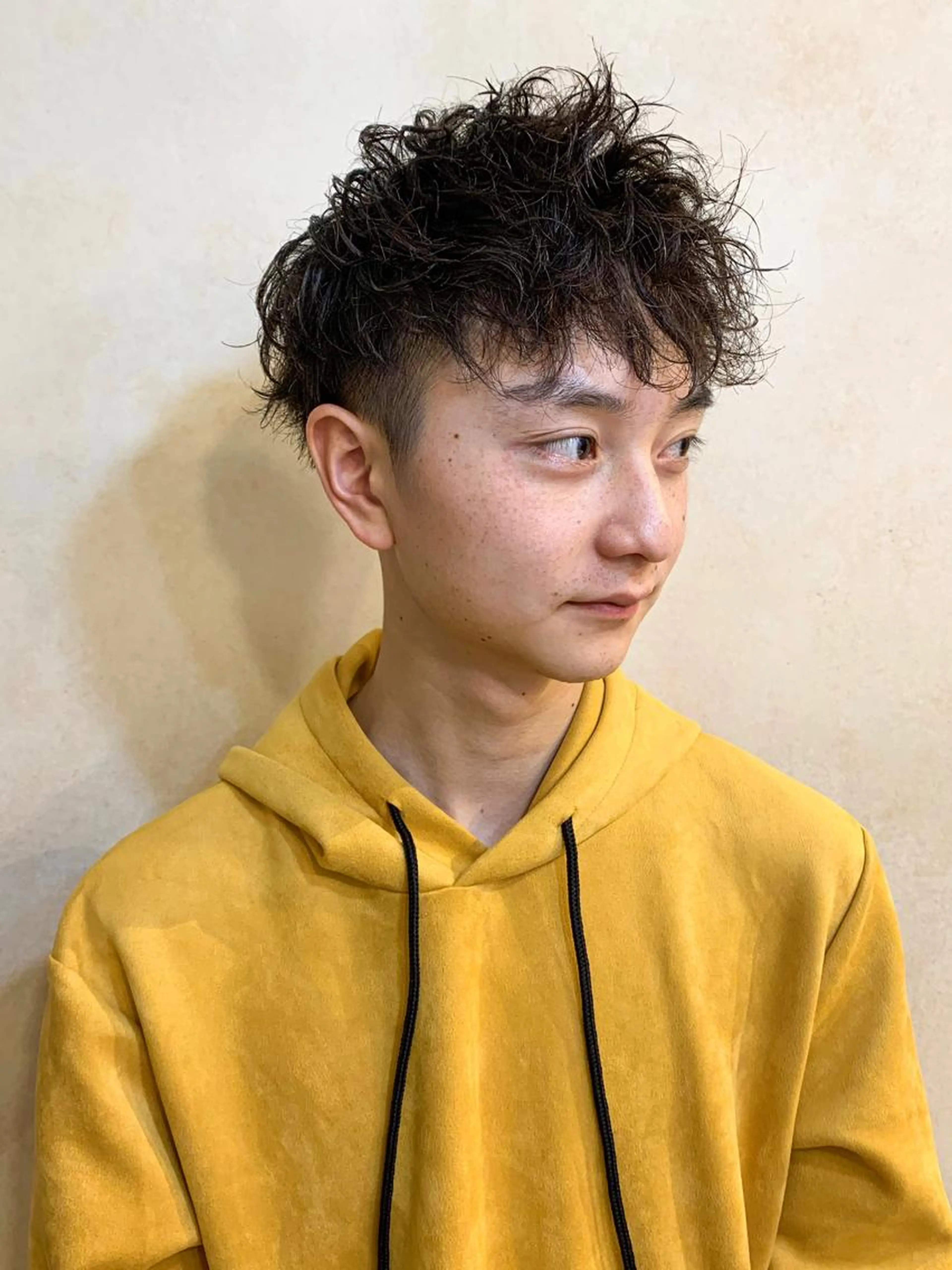 men's王道マッシュ+ナチュラルパーマの写真