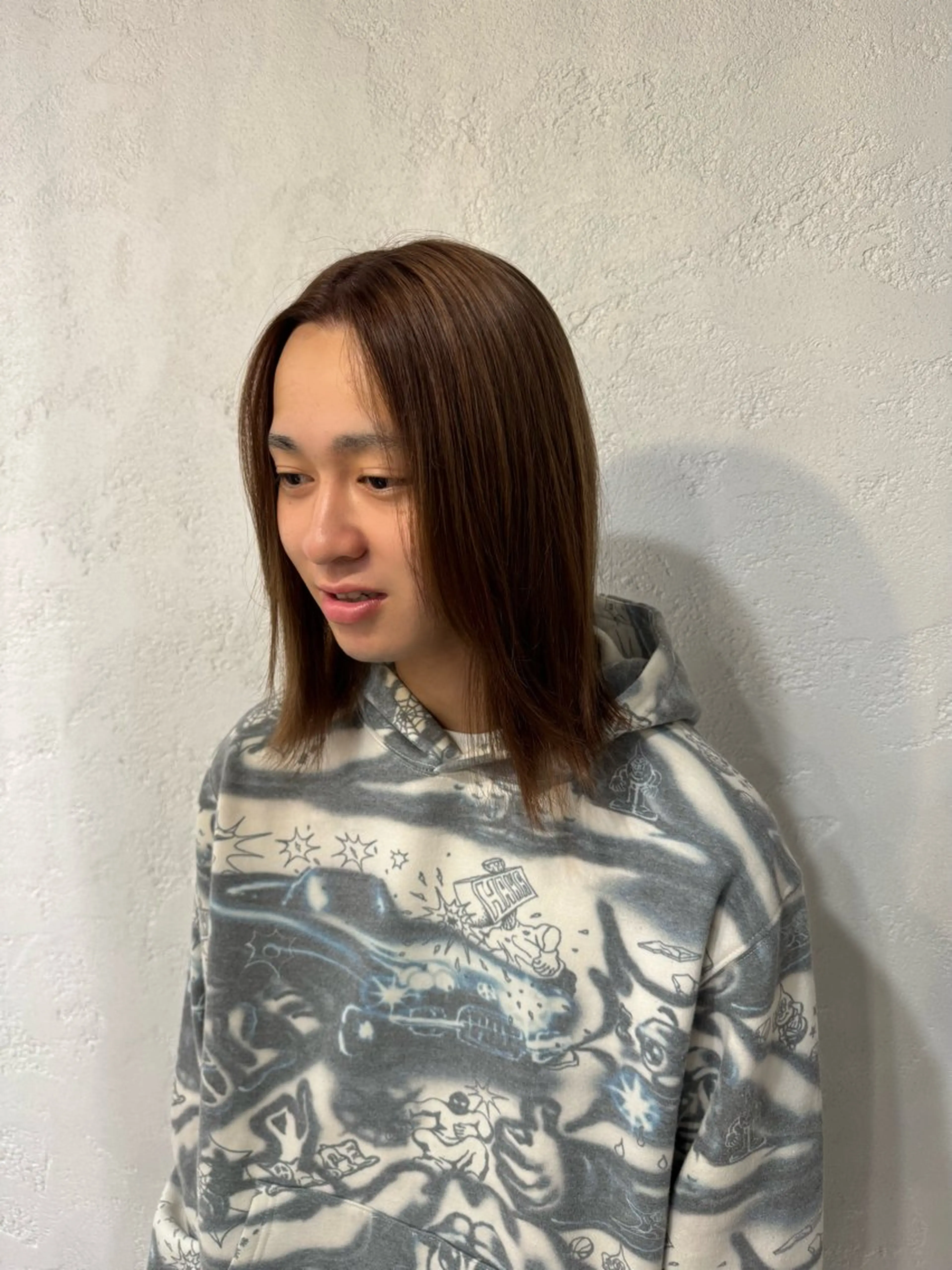 カラー ブラウンカラー Amily hair salon ひたち野うしく店所属・🌺⟡.·Amily misaki.⋆🌺のヘアスタイル