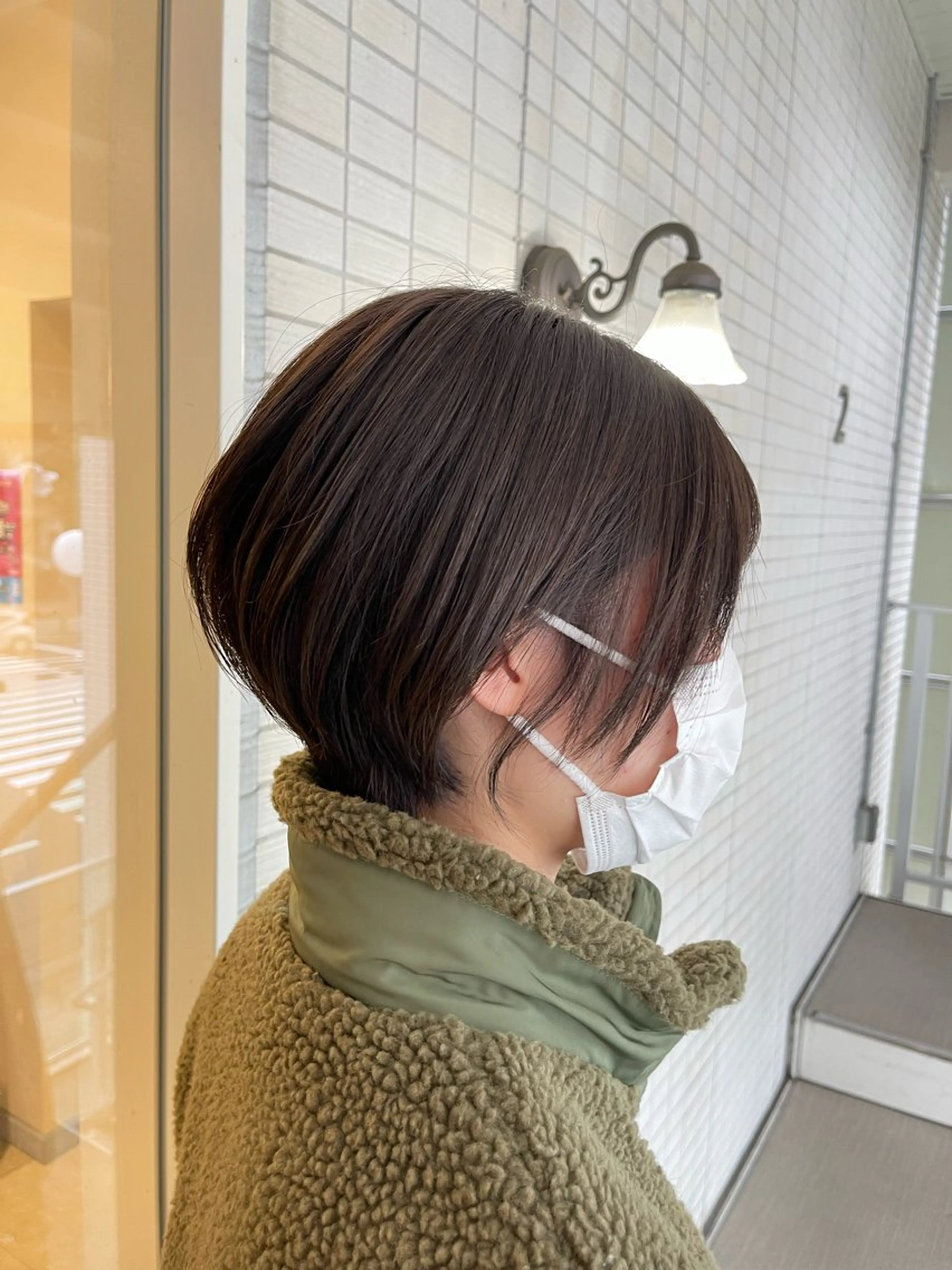 ミディアム カラー カット ヘアカラー トリートメント ショート/ボブ アンドウ☺︎のヘアスタイル