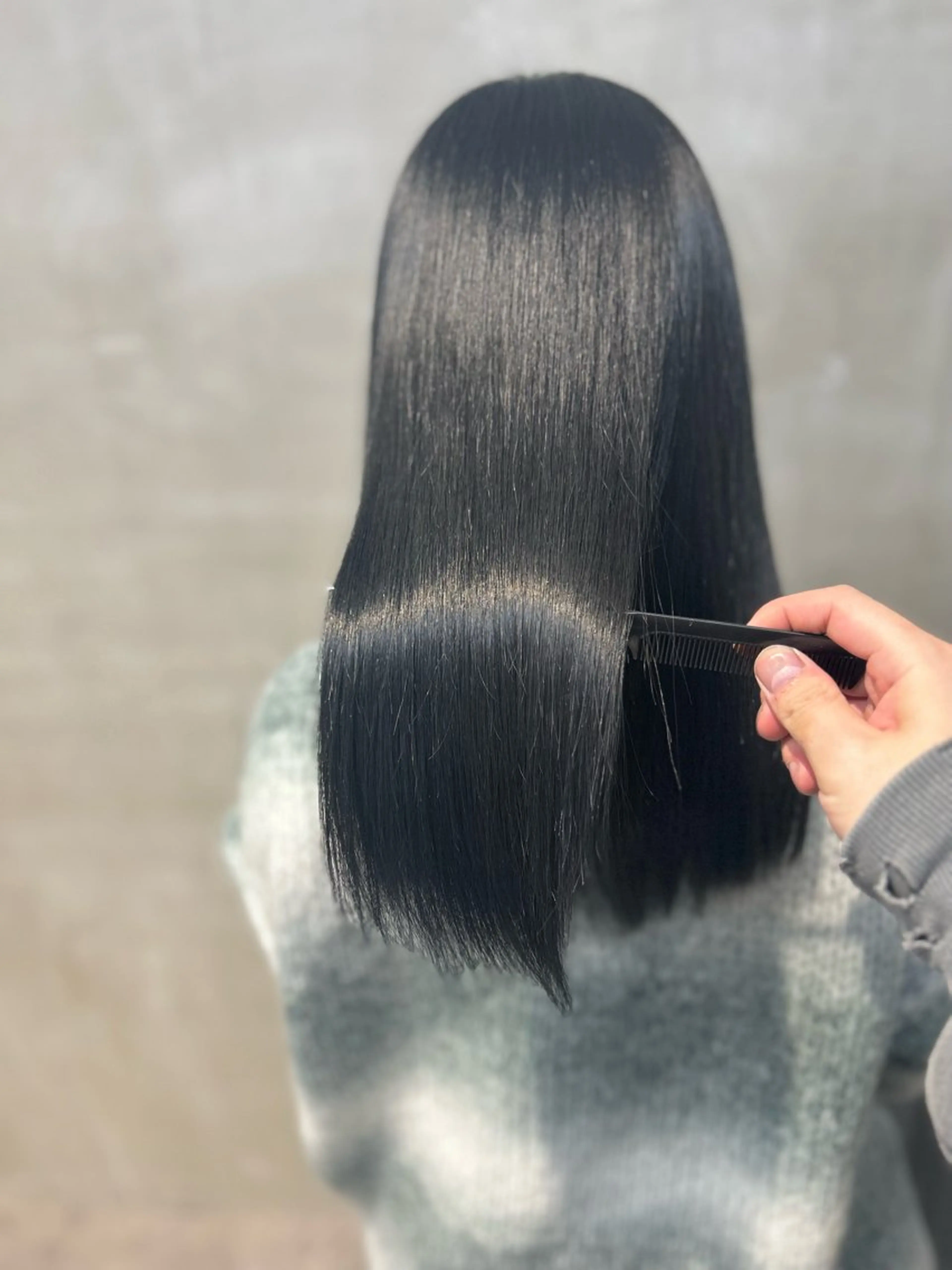 ミディアム 髪質改善 トリートメント カット ヘアカラー トリートメント ☆髪質改善特化☆ newi梅田　コウキのヘアスタイル