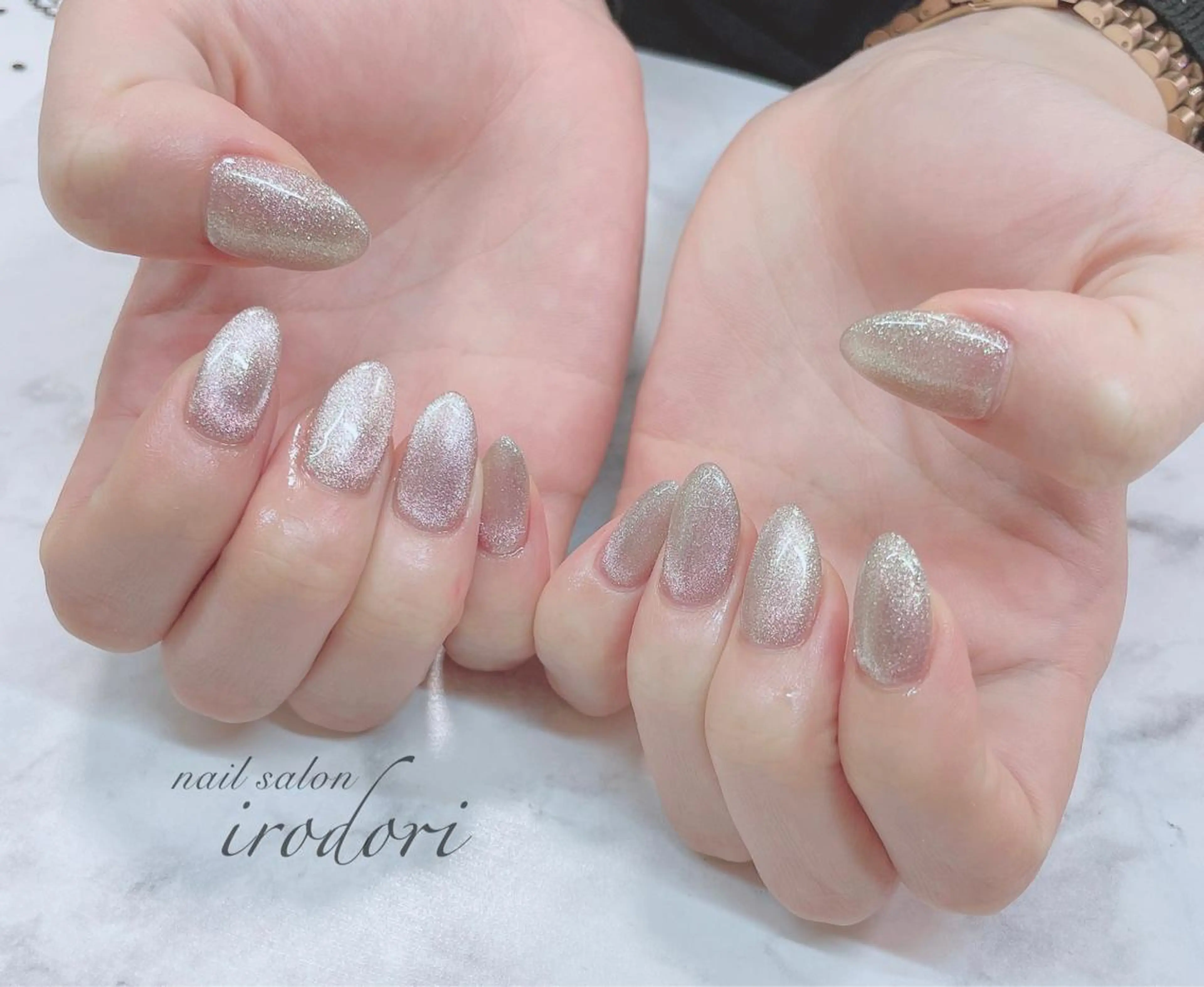 ネイル マグネットネイル ﾌｨﾙｲﾝ専門ﾈｲﾙｻﾛﾝ彩 博多駅前店所属・ネイルサロン 彩 irodoriのネイルデザイン