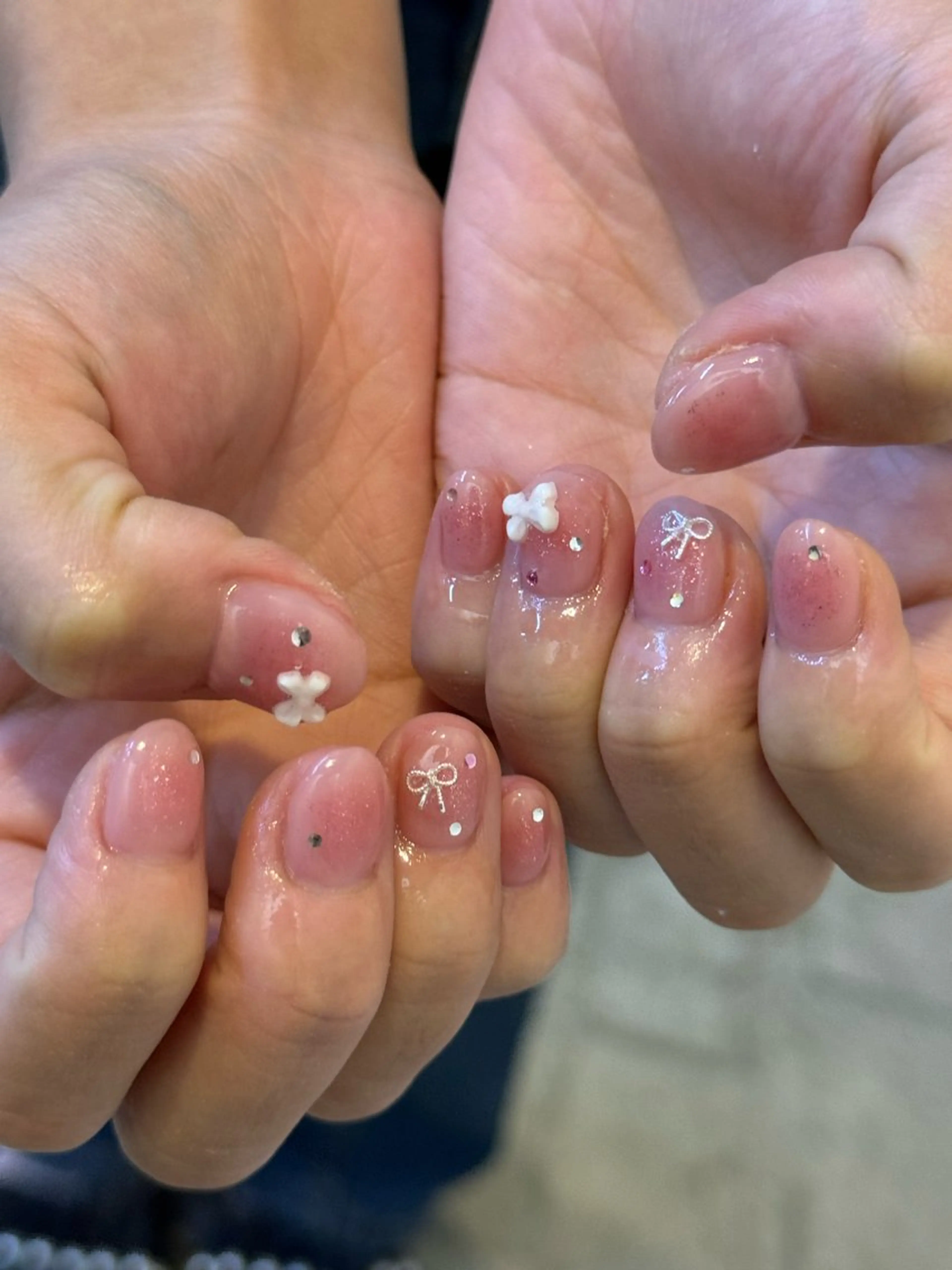 ネイル フレンチネイル 韓国ネイル マグネットネイル メンズネイル ニュアンスネイル ハンドネイル GRANDE大須 Cecil💜のネイルデザイン