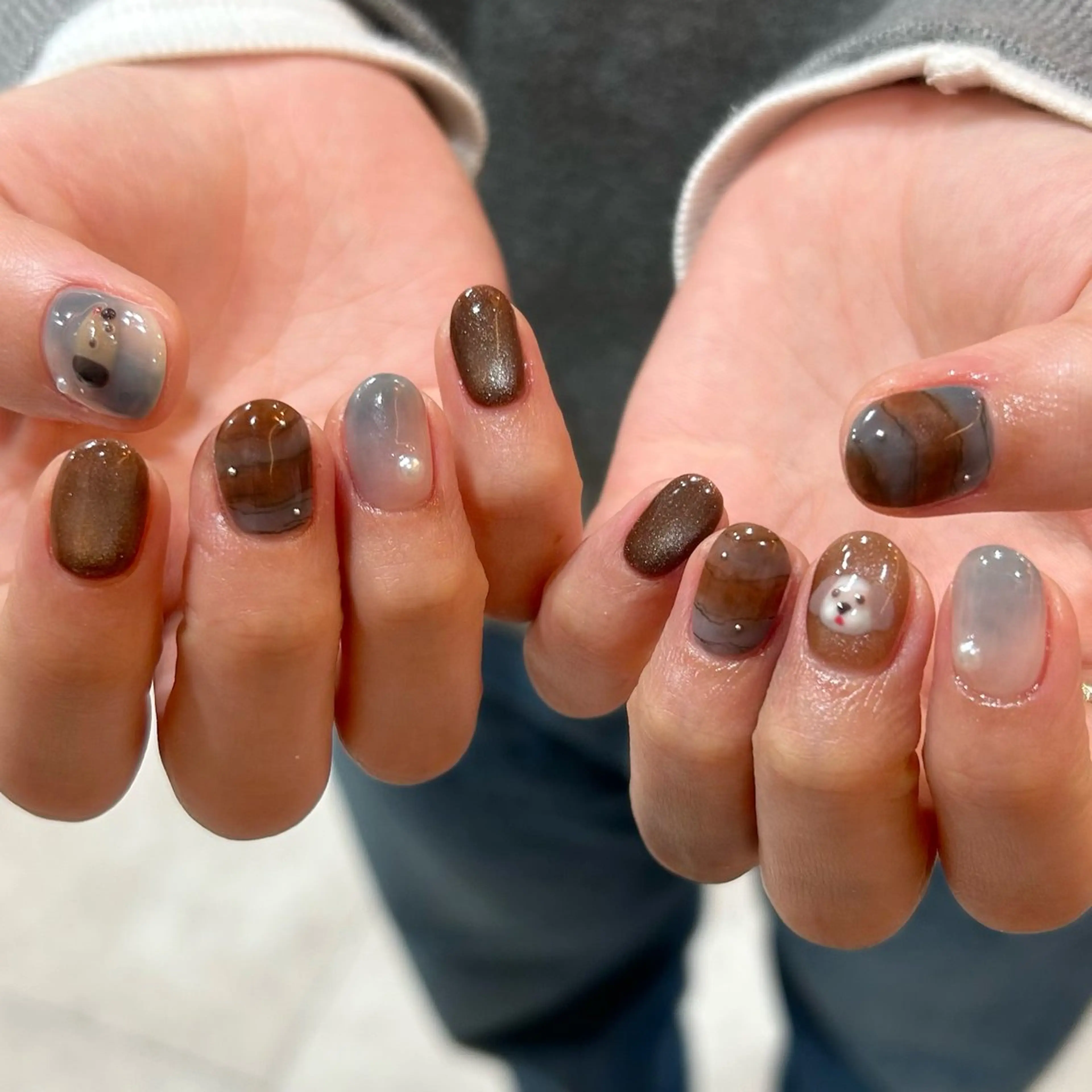 ネイル ハンドネイル shio ♡ 1月予約受付中のネイルデザイン