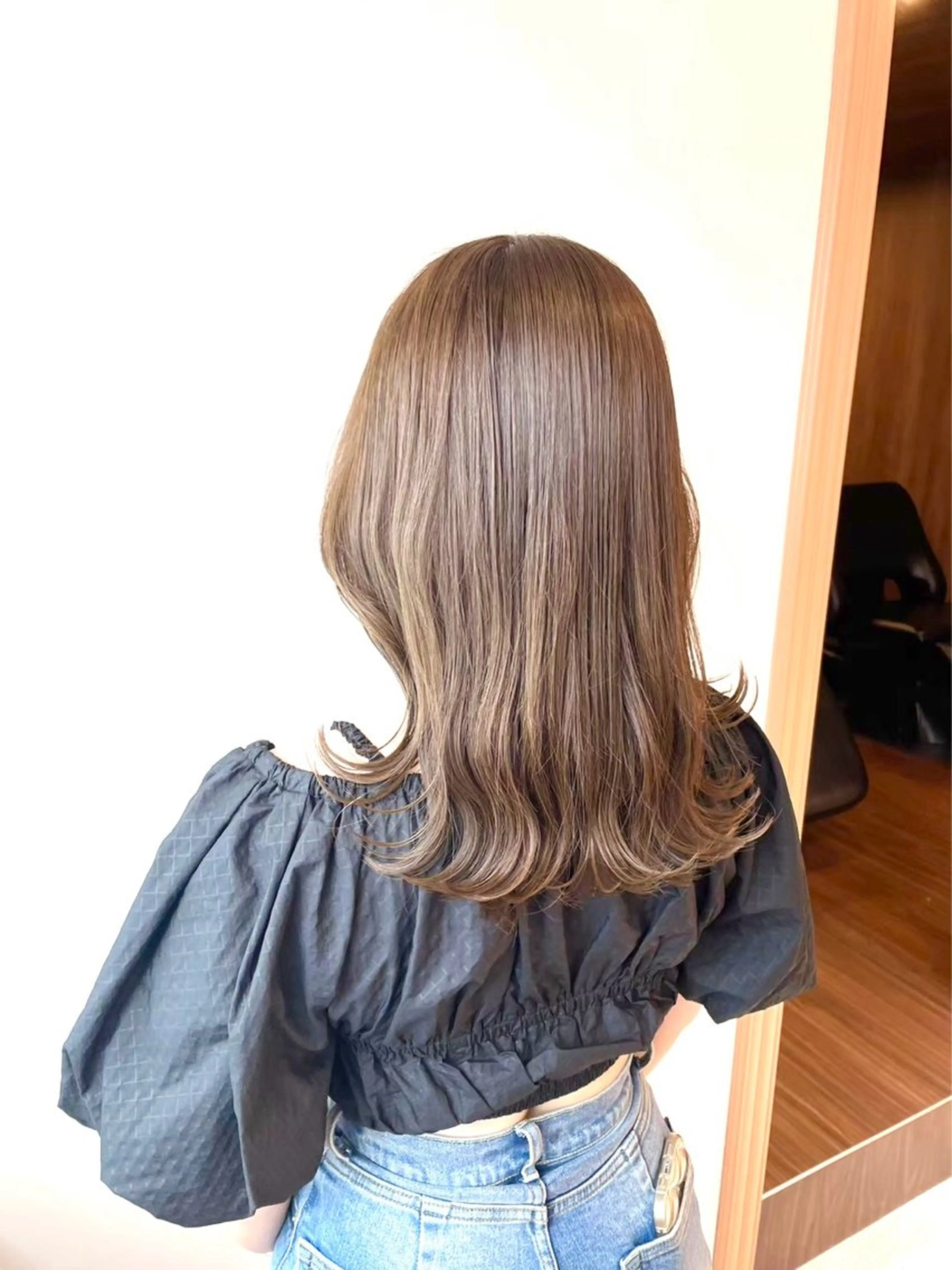 セミロング カラー 🫧いせき もえ🫧のヘアスタイル