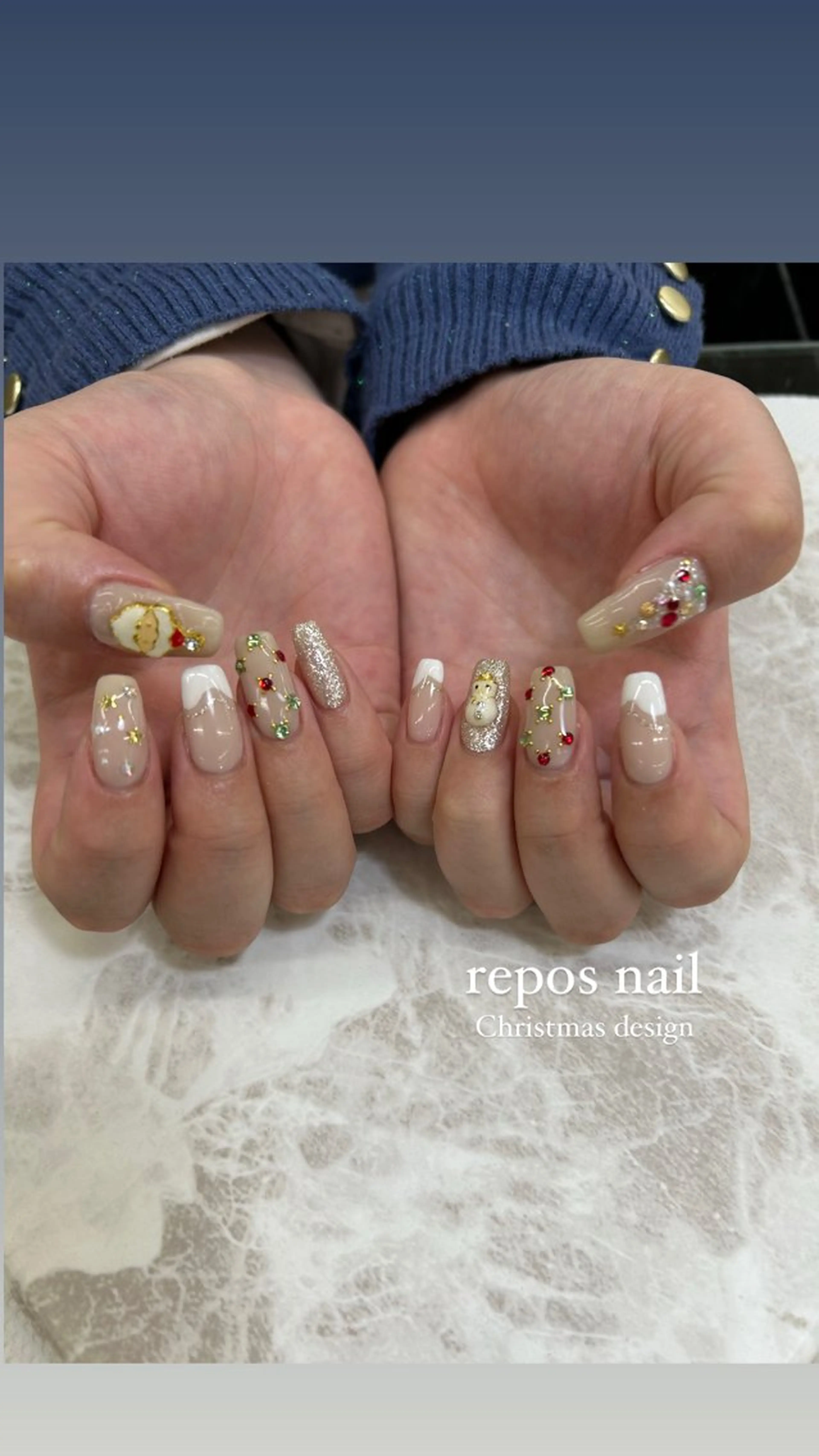 ネイル ハンドネイル repos-ルポ-所属・repos yoshitomeのネイルデザイン